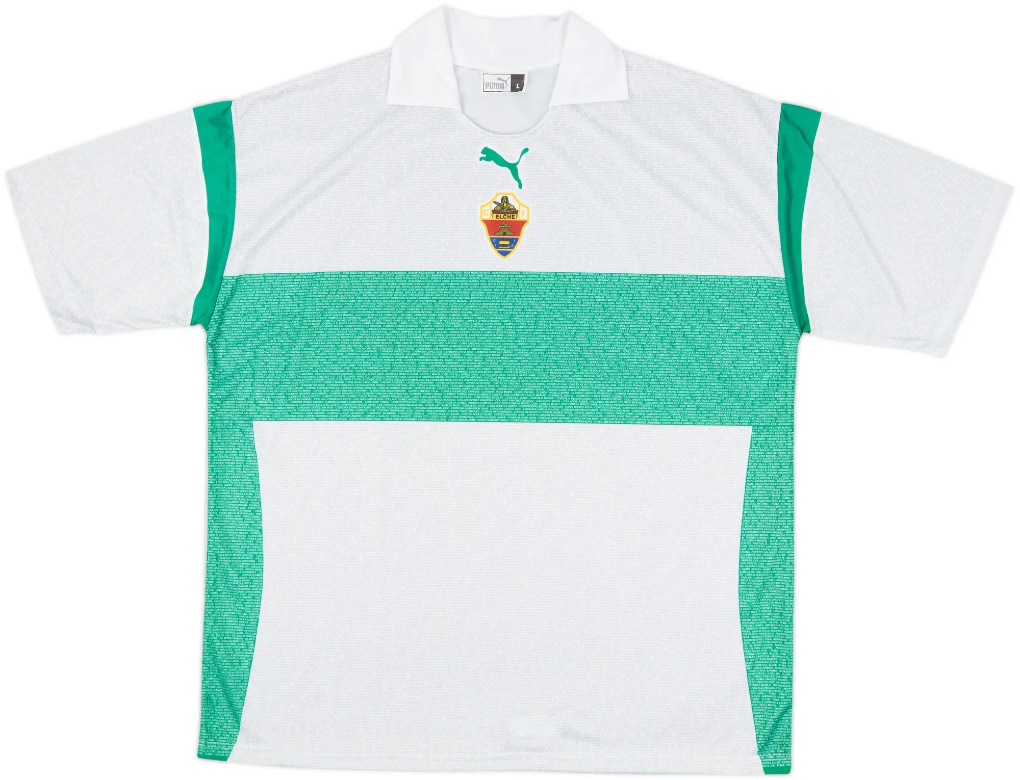 Puma Elche Mens SS Home Shirt 2003/04