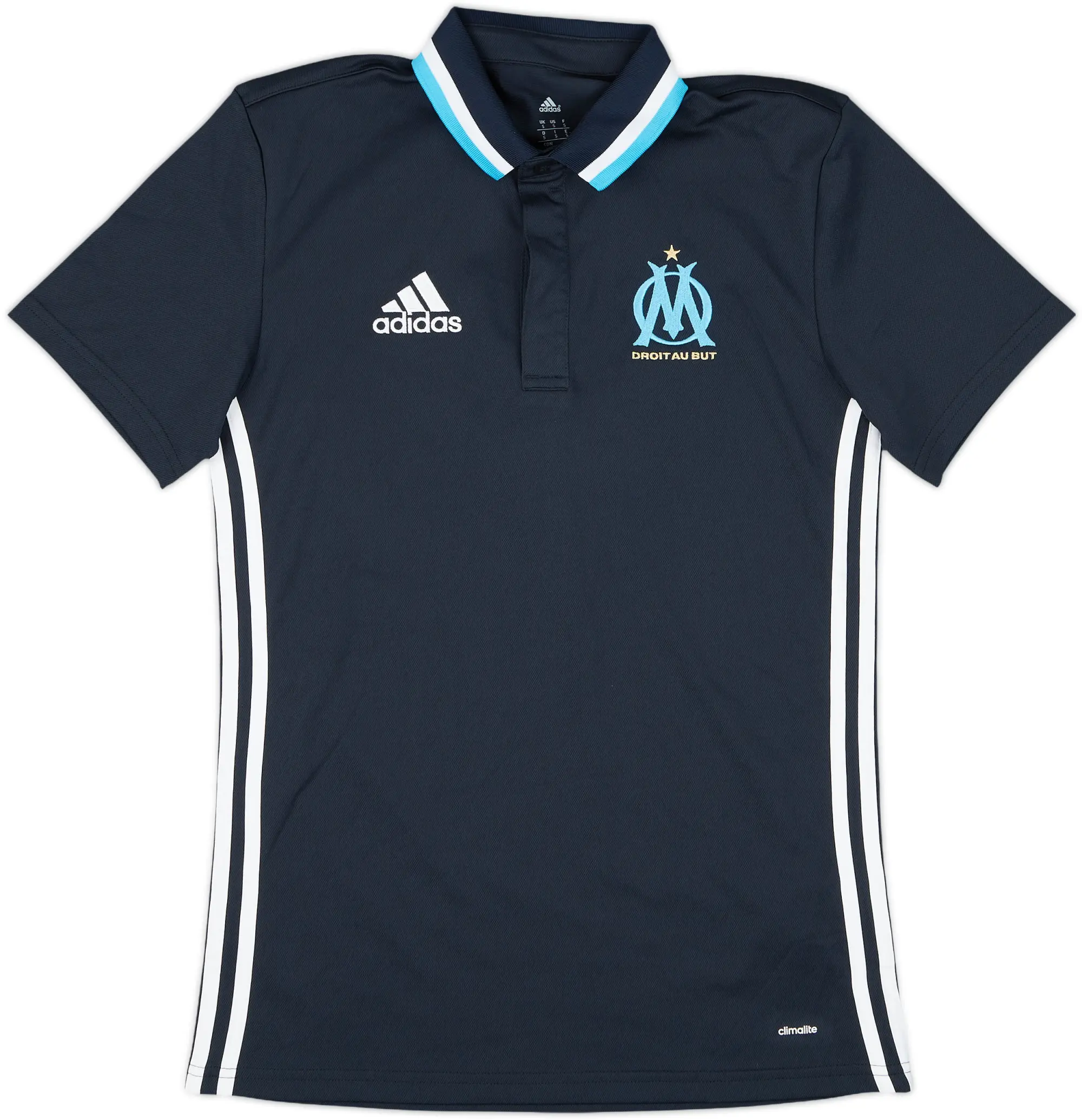 2016-17 Olympique Marseille adidas Polo Shirt - 10/10 - (S)