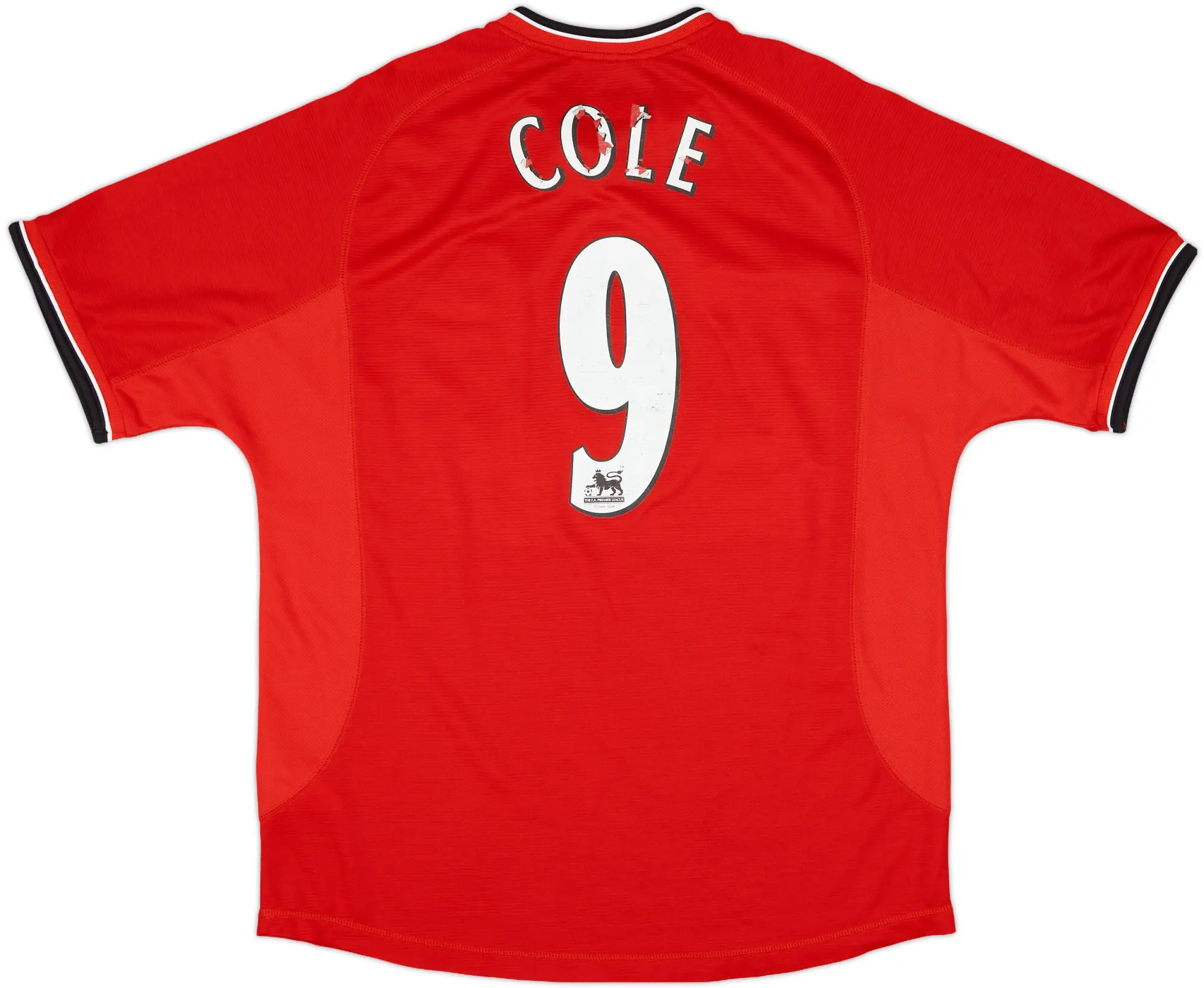 2000-02 Manchester United Home Shirt Cole #9 - 5/10 - (L)