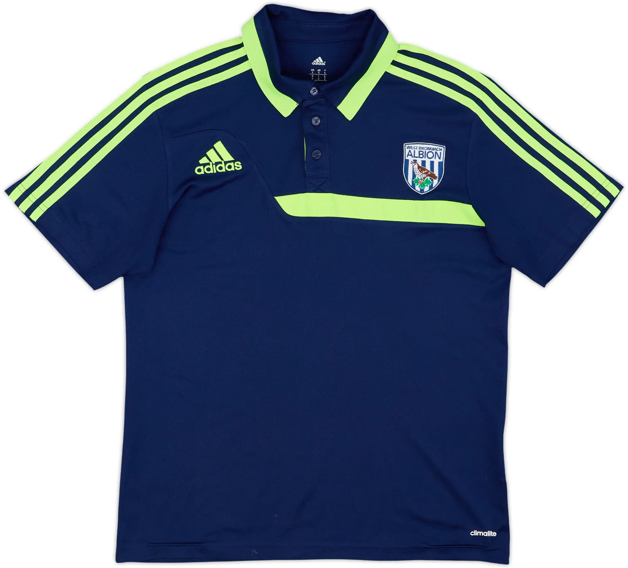 2013-14 West Brom adidas Polo Shirt - 8/10 - (S)