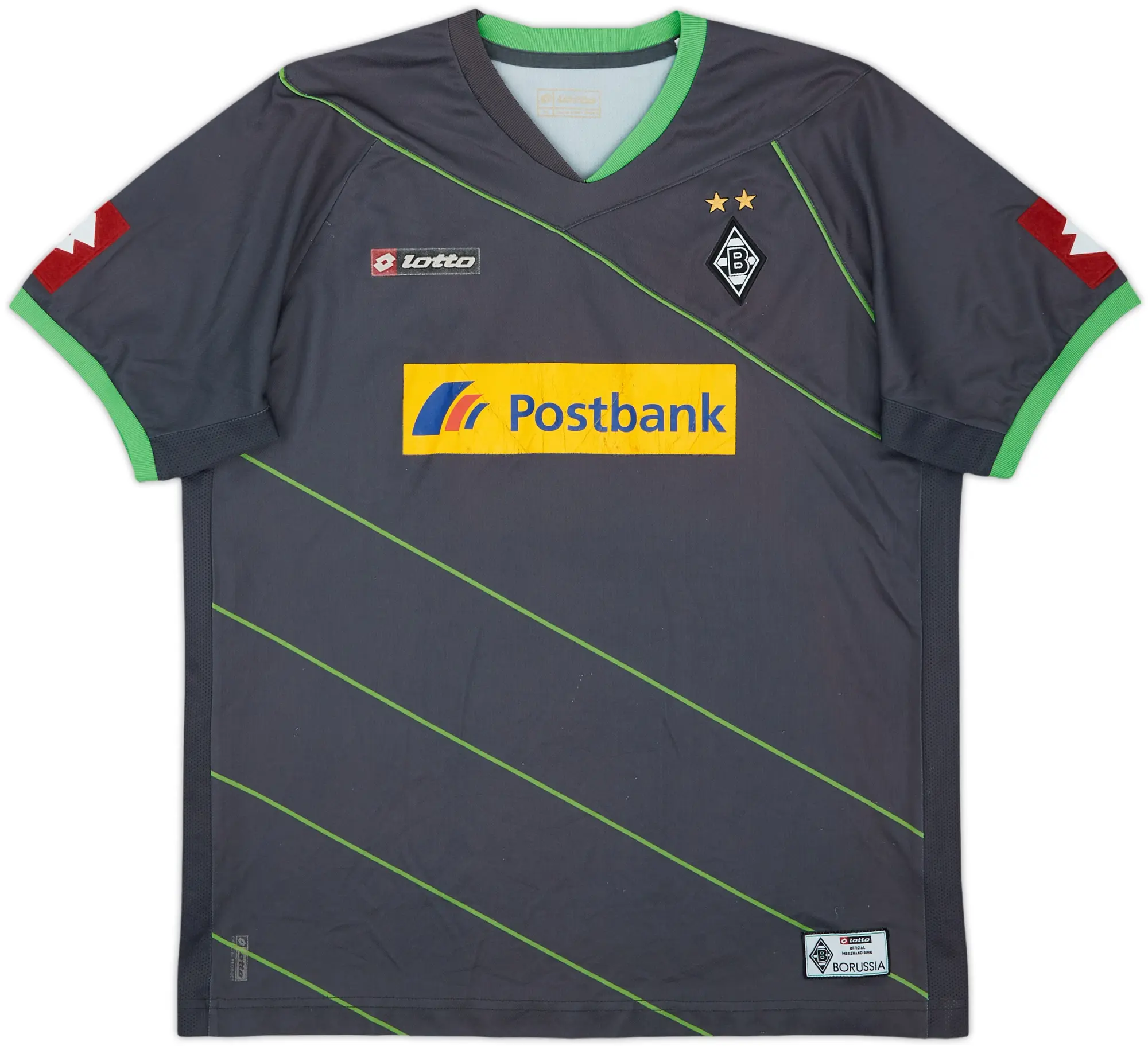Lotto Borussia Monchengladbach Boys SS Away Shirt 2012/13