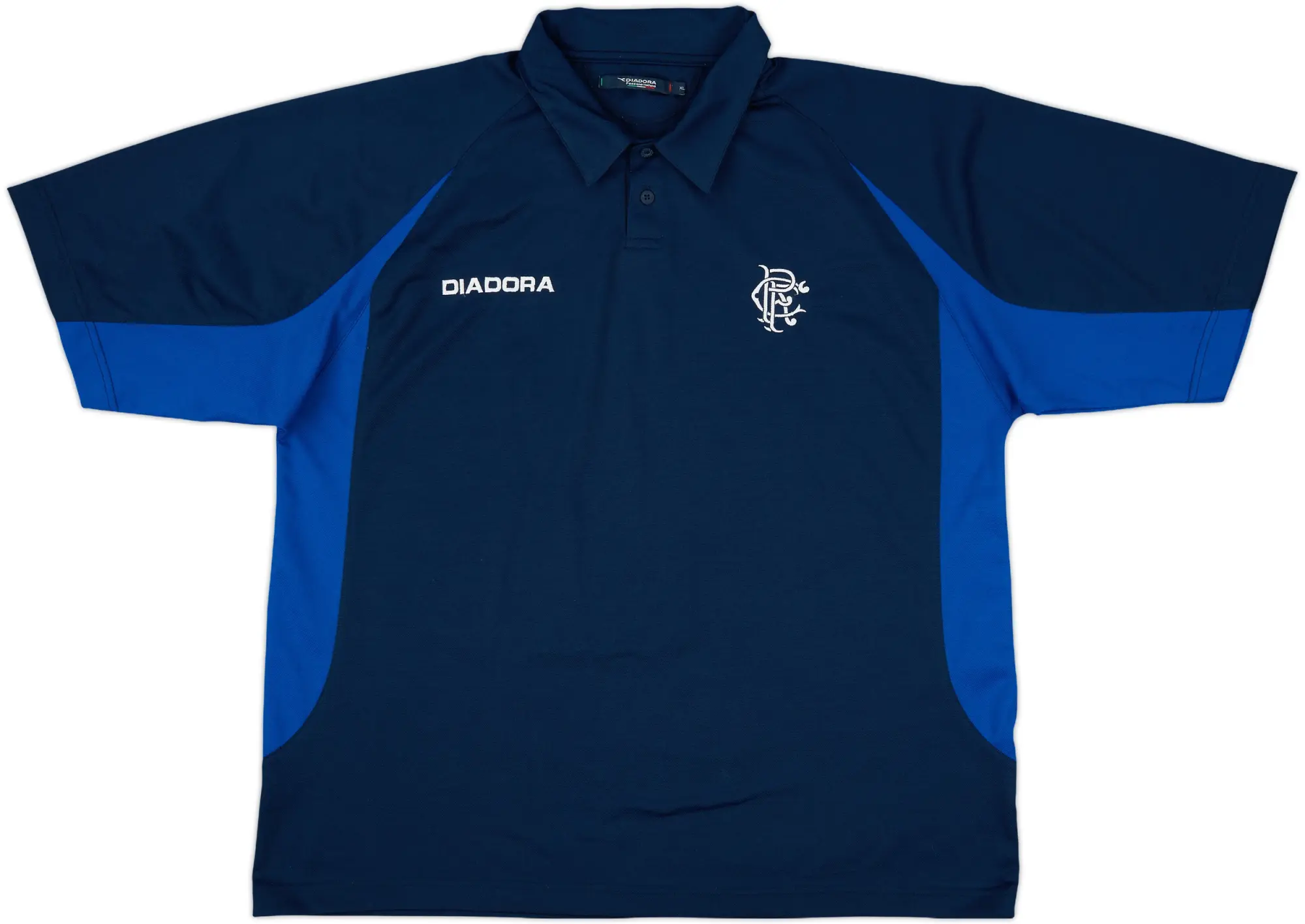2002-03 Rangers Diadora Polo Shirt - 9/10 - (XL)