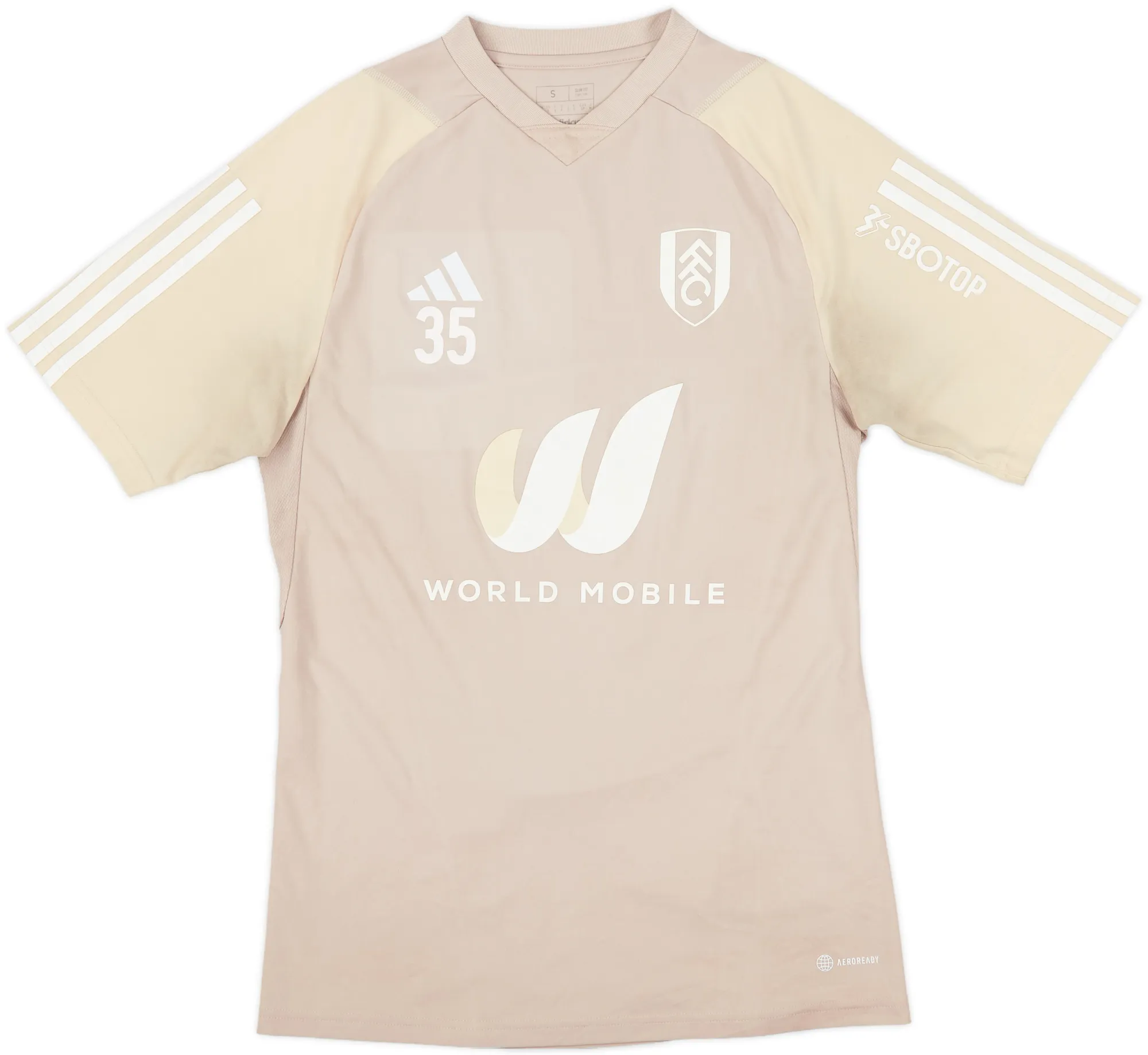 adidas Fulham Mens SS Player Issue Home Shirt 2022/23