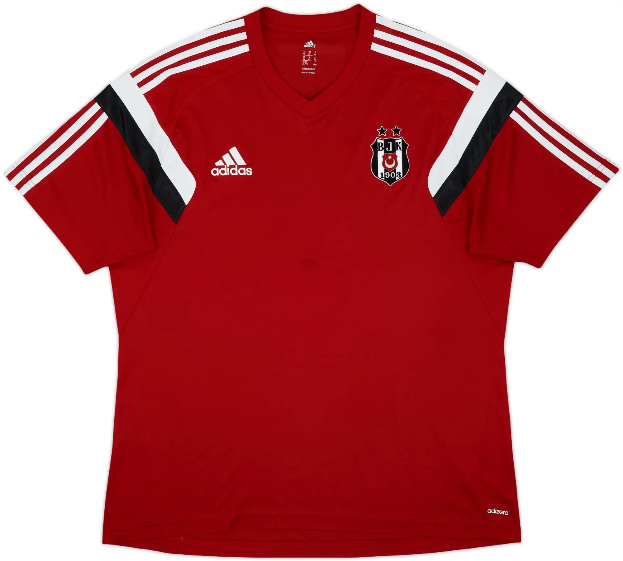 adidas Besiktas Mens SS Home Shirt 2013/14