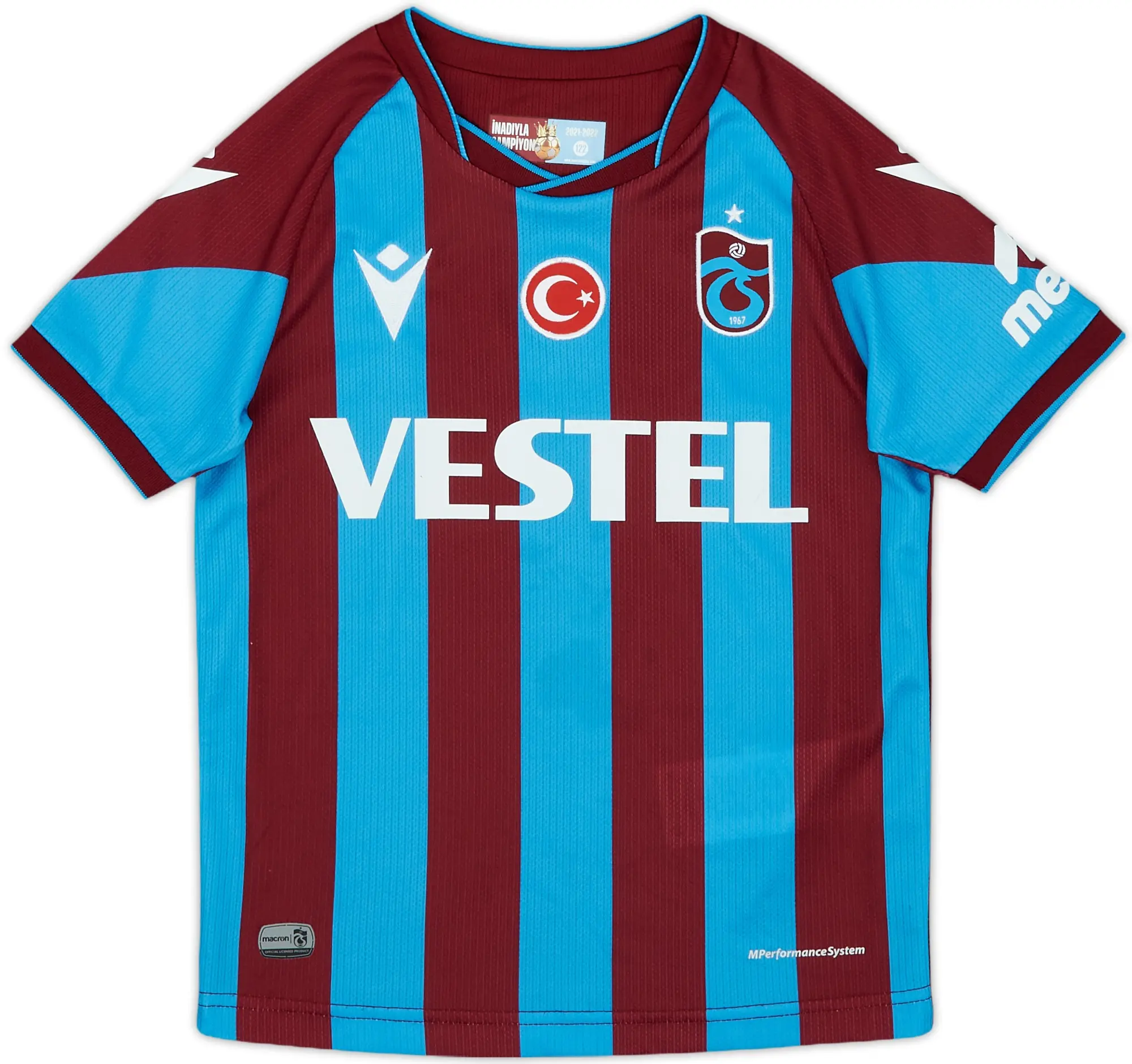 Macron Trabzonspor Boys SS Home Shirt 2022/23