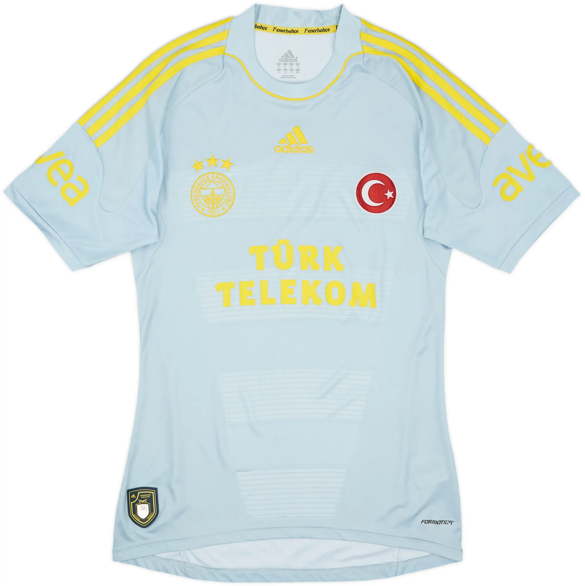 adidas Fenerbahce Mens SS Goalkeeper Home Shirt 2013/14