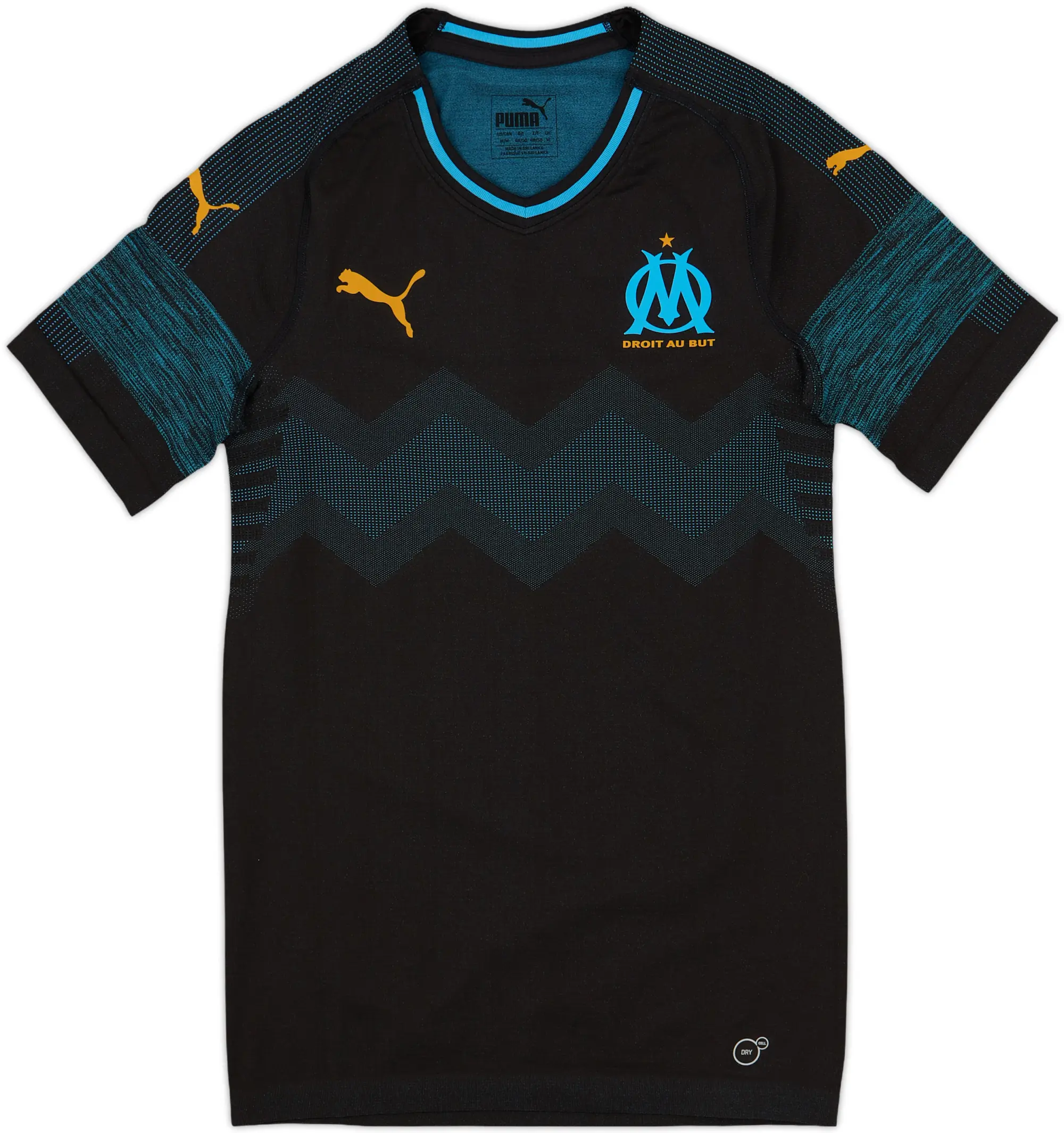 2018-19 Olympique Marseille EvoKnit Player Issue Away Shirt - 10/10 - (M)