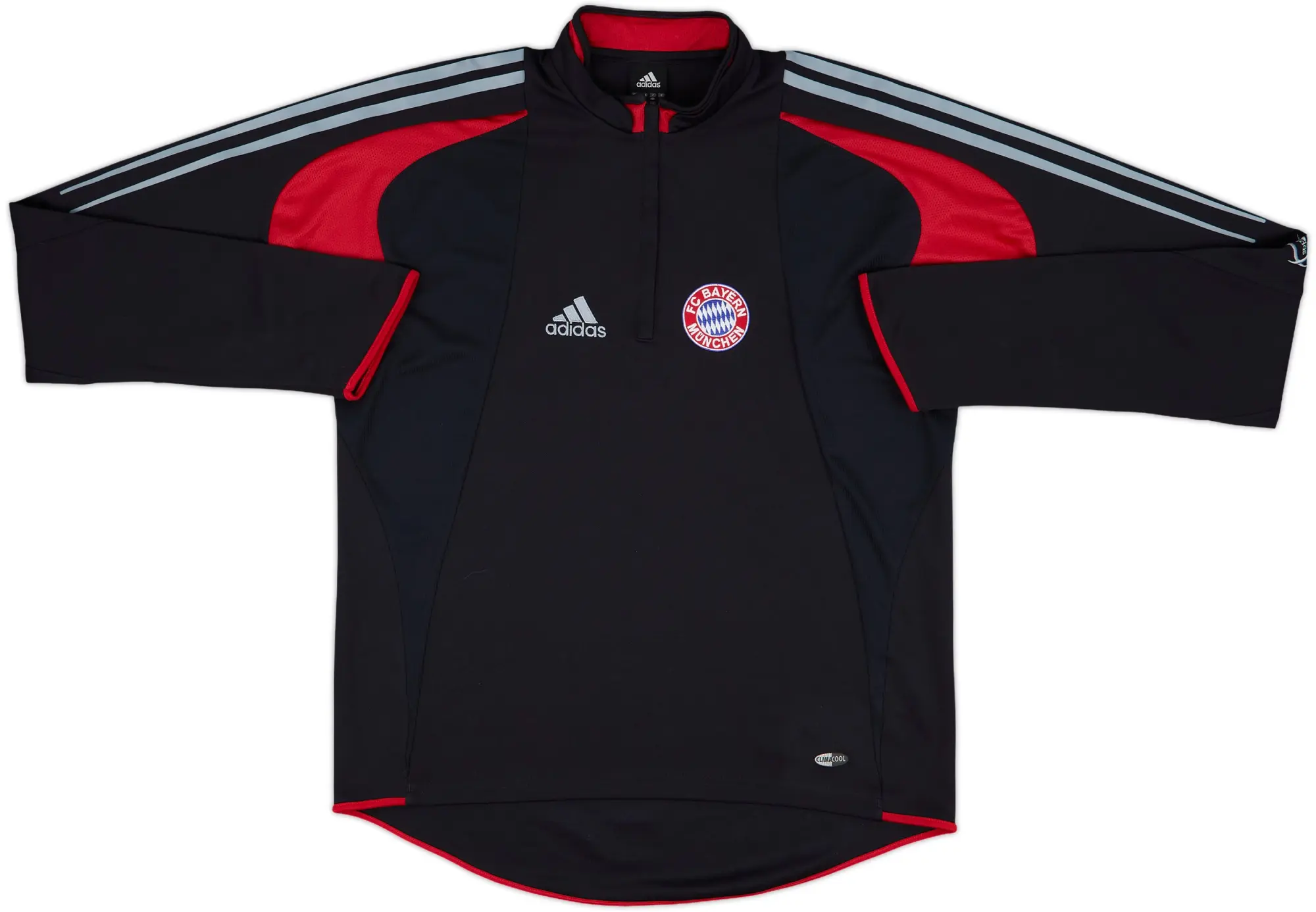 2004-05 Bayern Munich adidas 1/4 Zip Drill Top - 9/10 - (L)