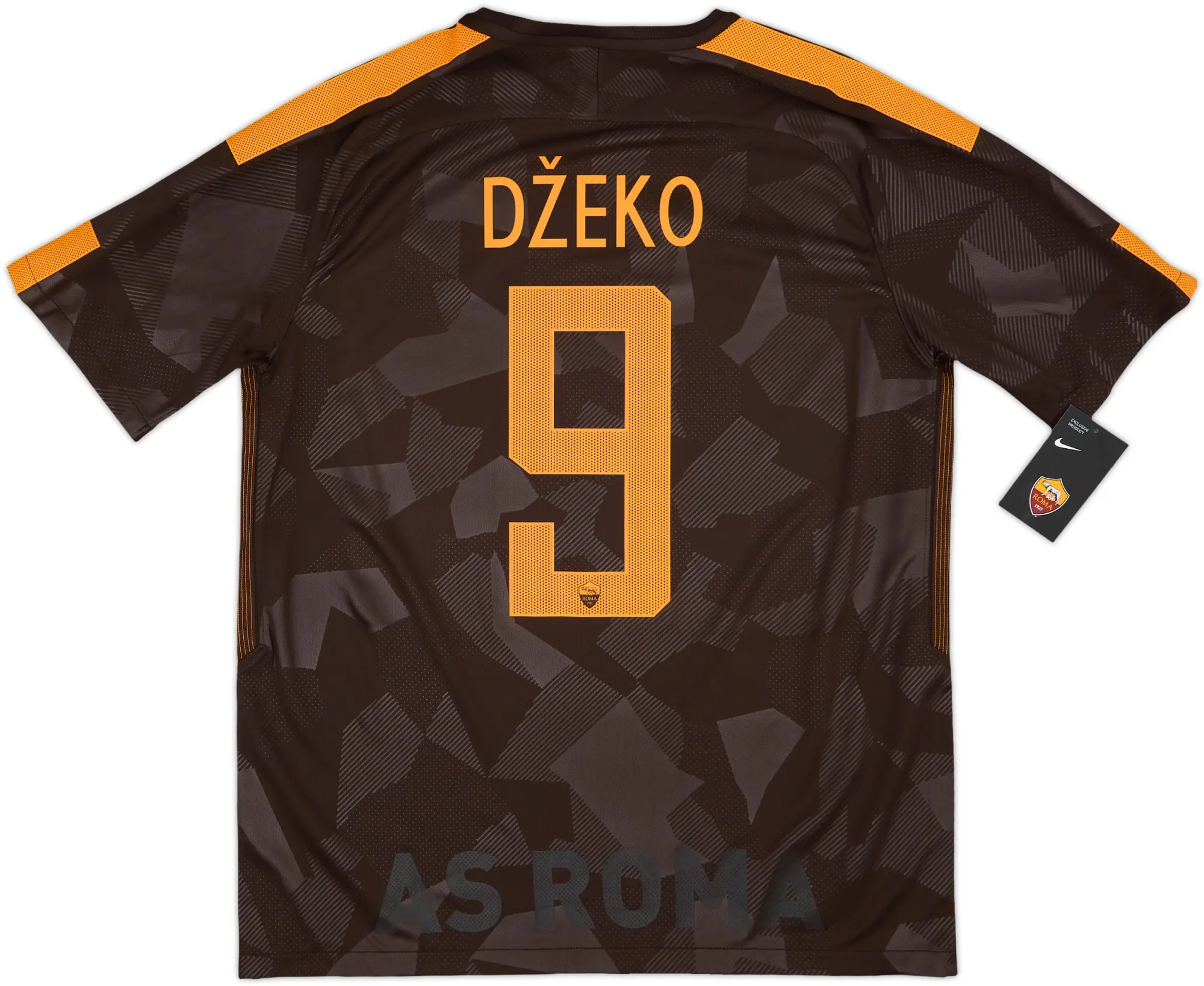 2017-18 Roma Third Shirt Dzeko #9 (L)