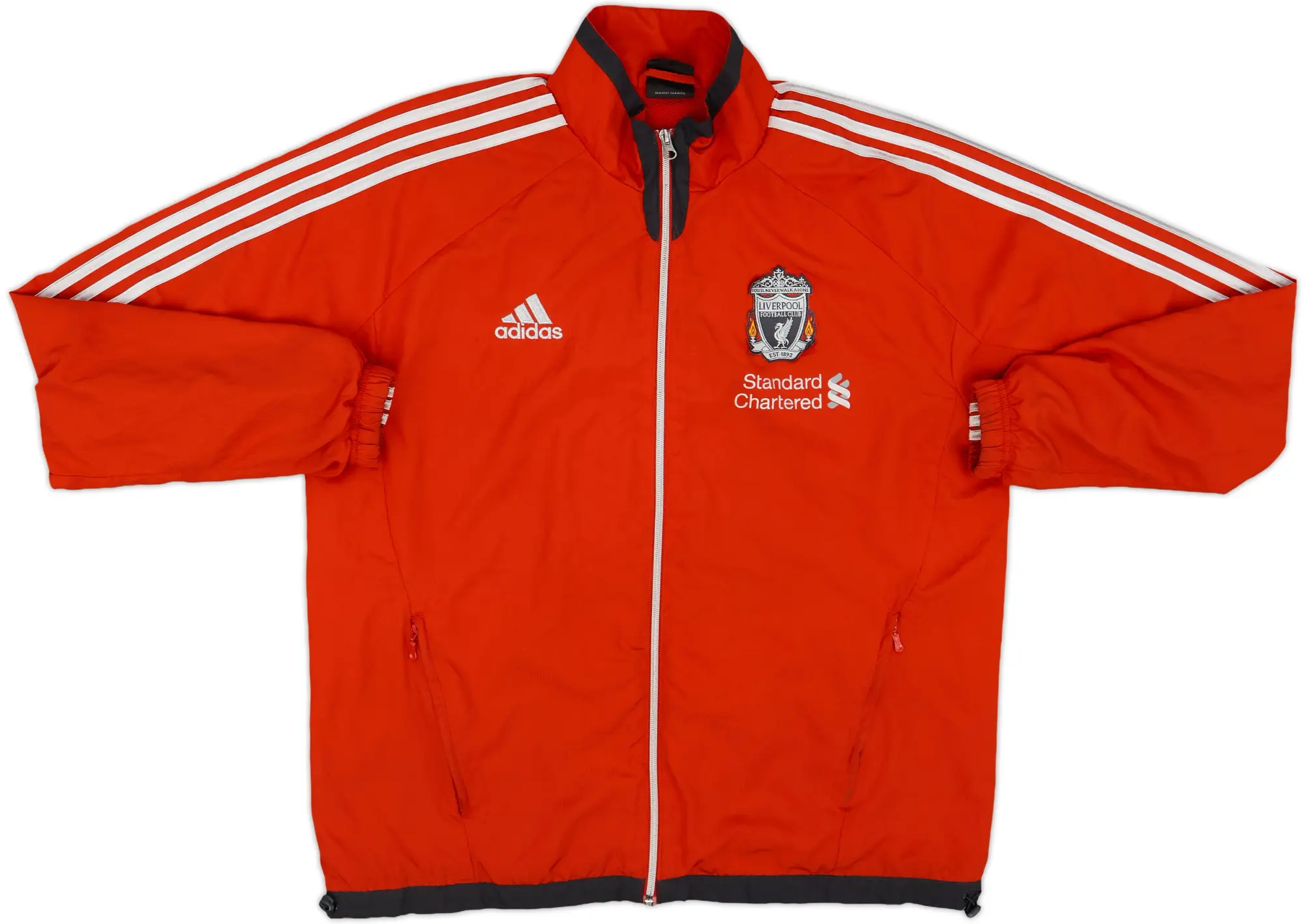 2011-12 Liverpool adidas Track Jacket - 7/10 - (L/XL)