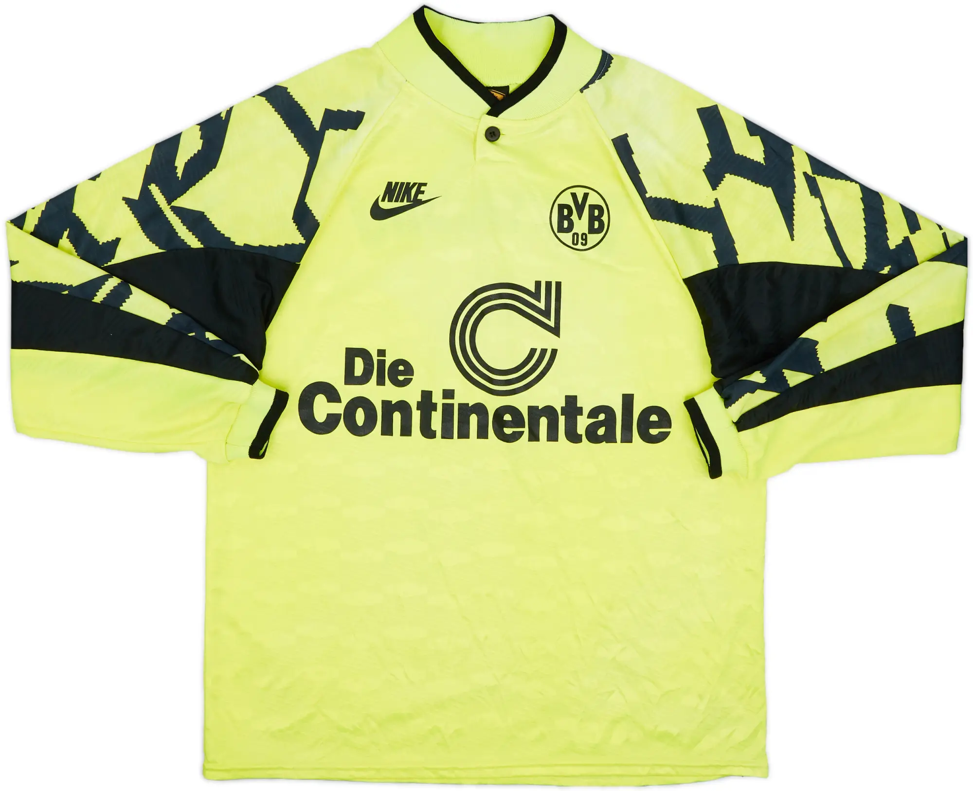 Nike Borussia Dortmund Mens LS Home Shirt 1991/92