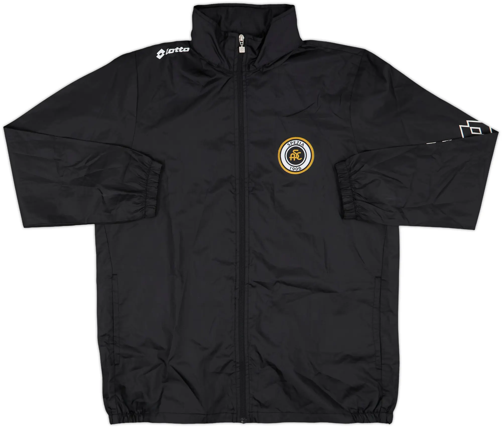 2012-13 Spezia Lotto Hooded Rain Jacket - 8/10 - (XL.Boys)