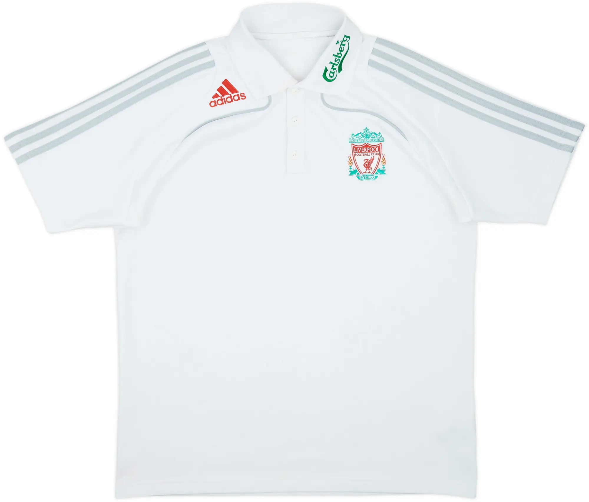 2008-09 Liverpool adidas Polo Shirt - 5/10 - (L)