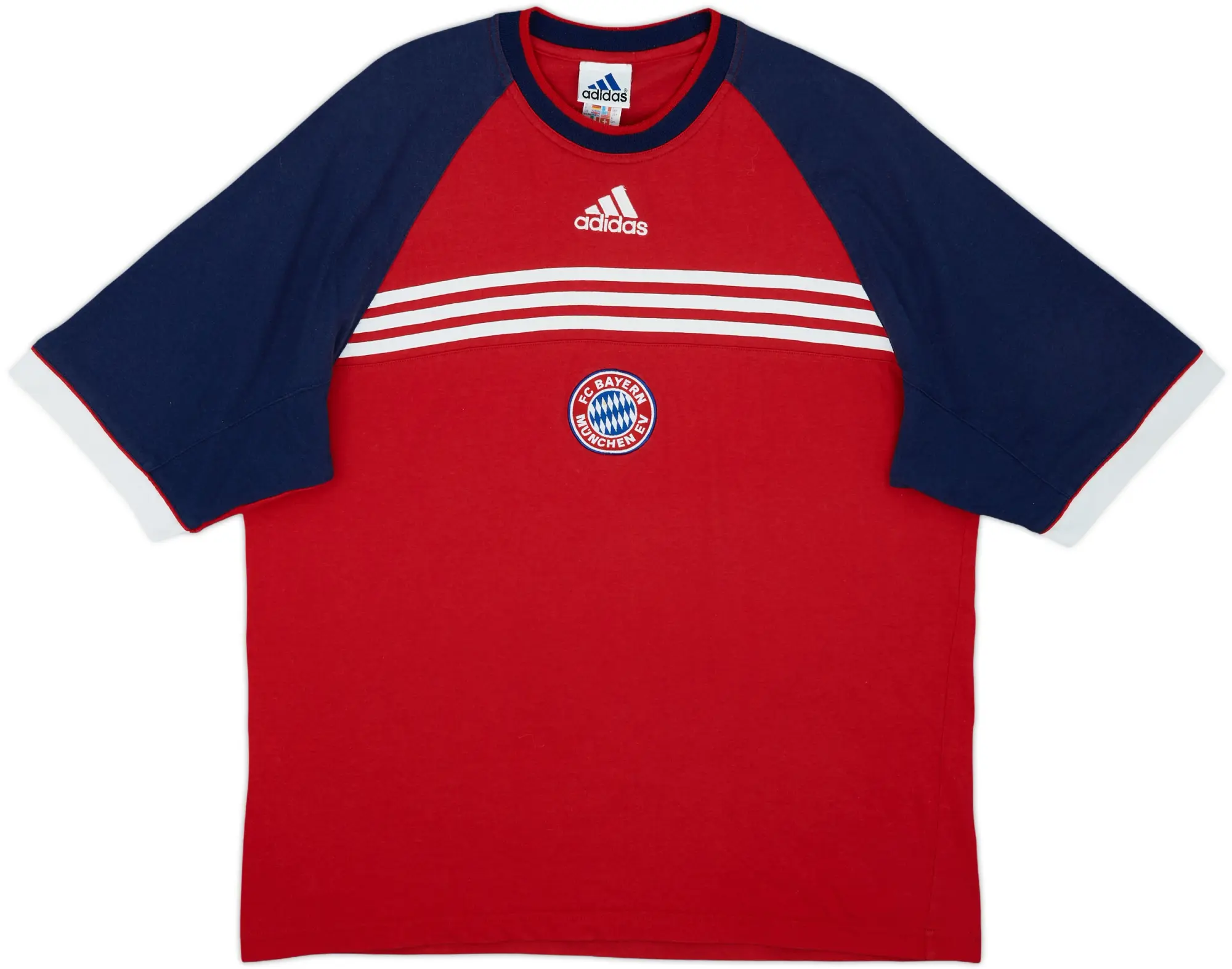 1998-99 Bayern Munich adidas Cotton Tee - 7/10 - (L/XL)
