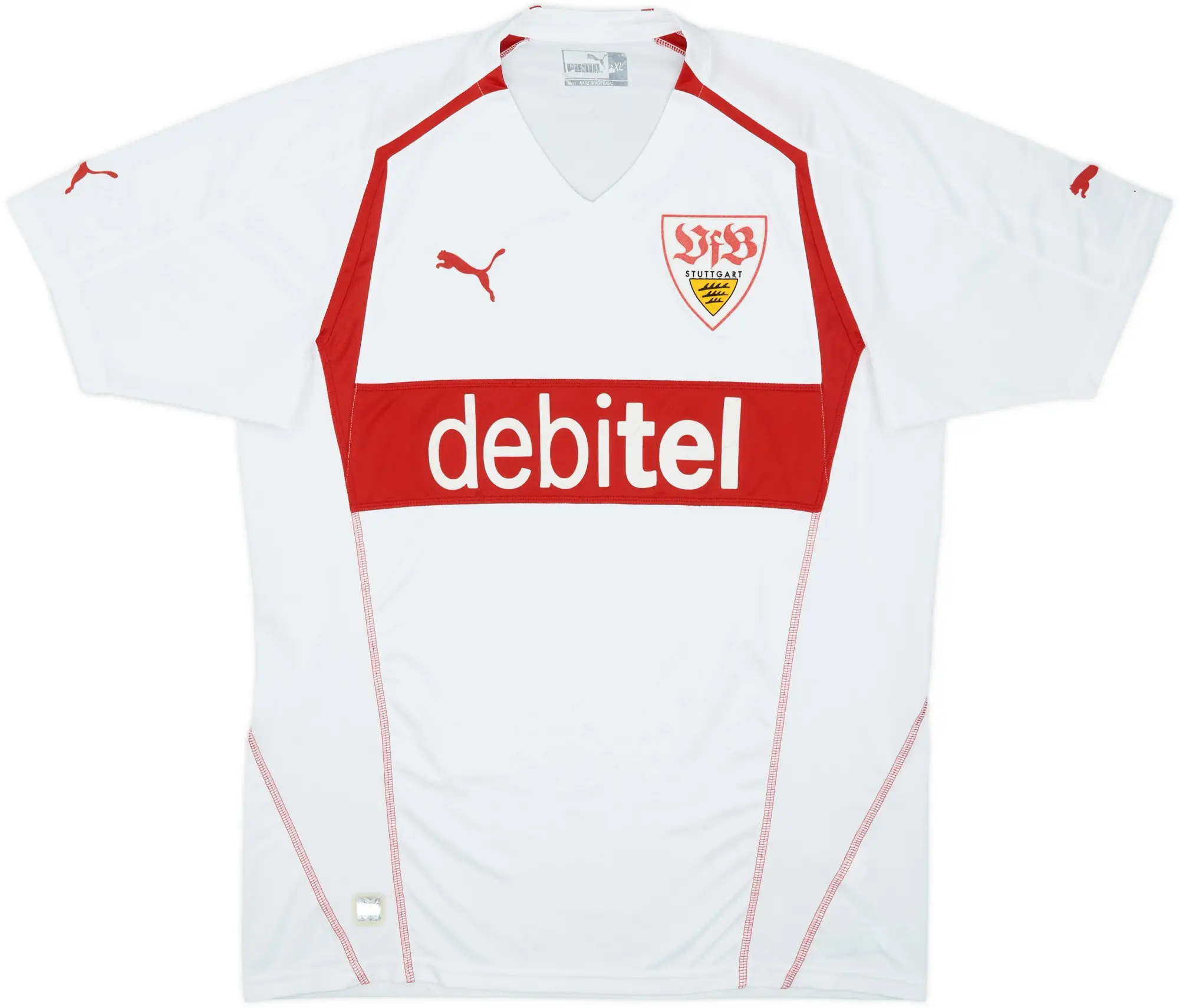 Puma Stuttgart Mens SS Home Shirt 2004/05