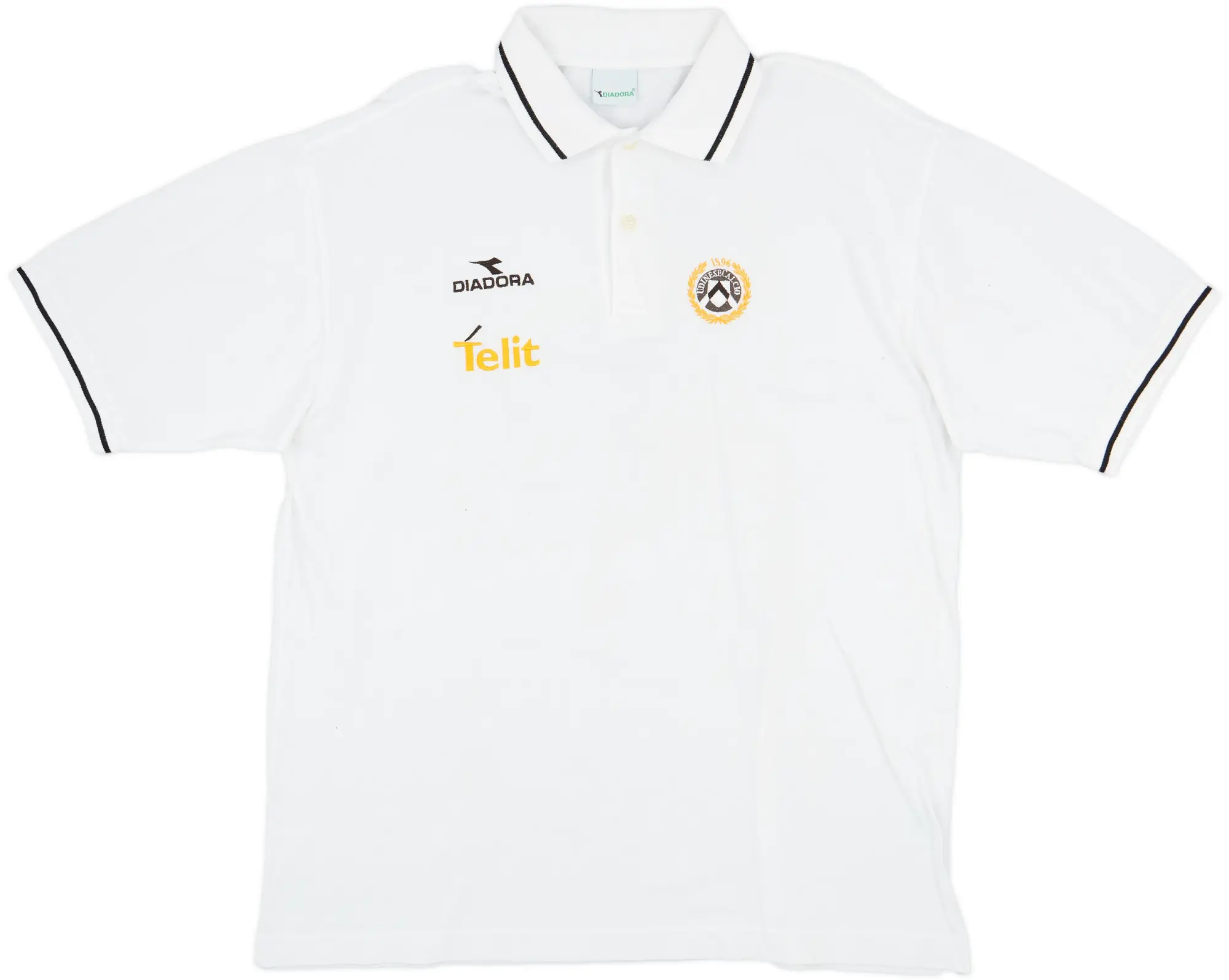 1999-00 Udinese Diadora Polo Shirt - 7/10 - (L/XL)