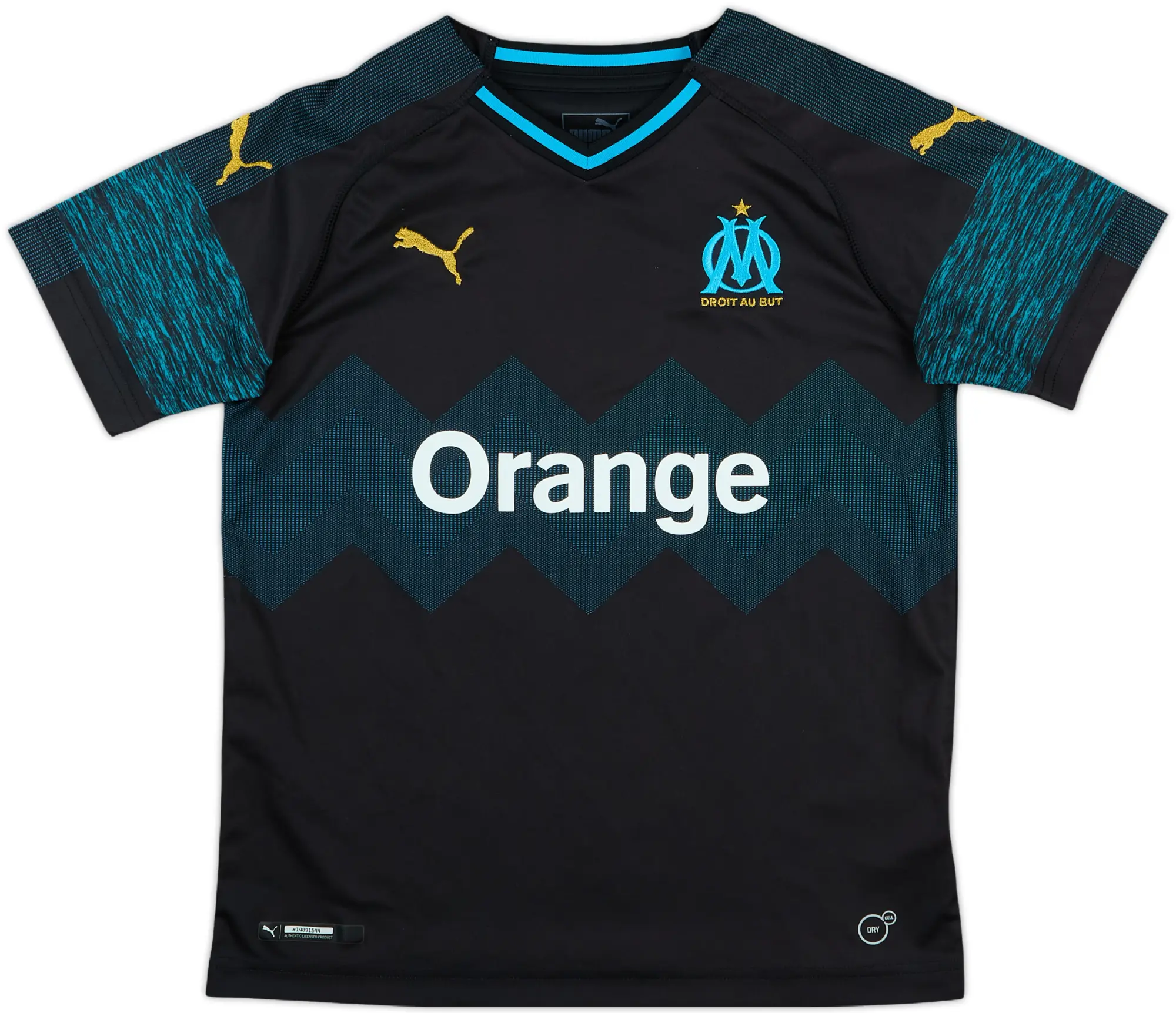 2018-19 Olympique Marseille Away Shirt - 9/10 - (M.Boys)