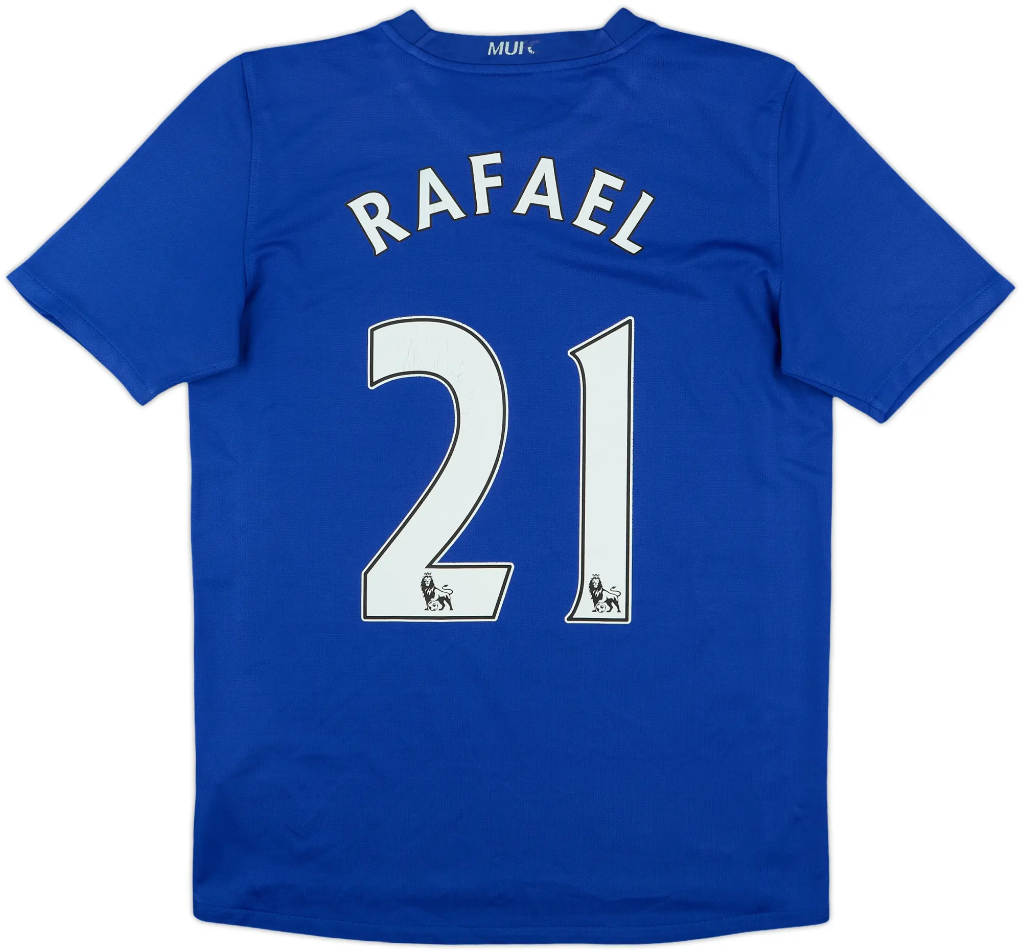 2008-09 Manchester United Third Shirt Rafael #21 - 7/10 - (XL.Boys)