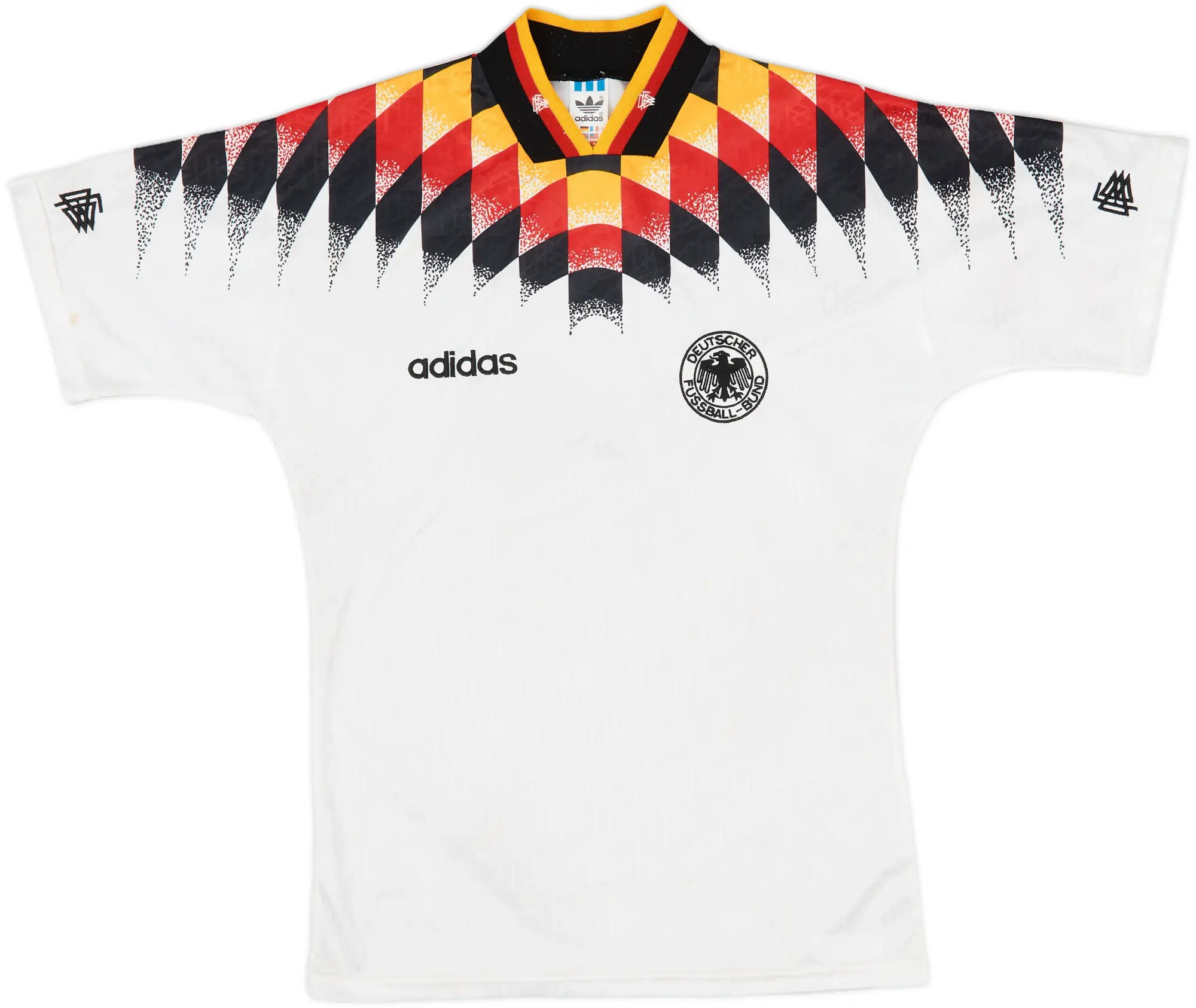 1994-96 Germany Signed Home Shirt - 8/10 - (S)