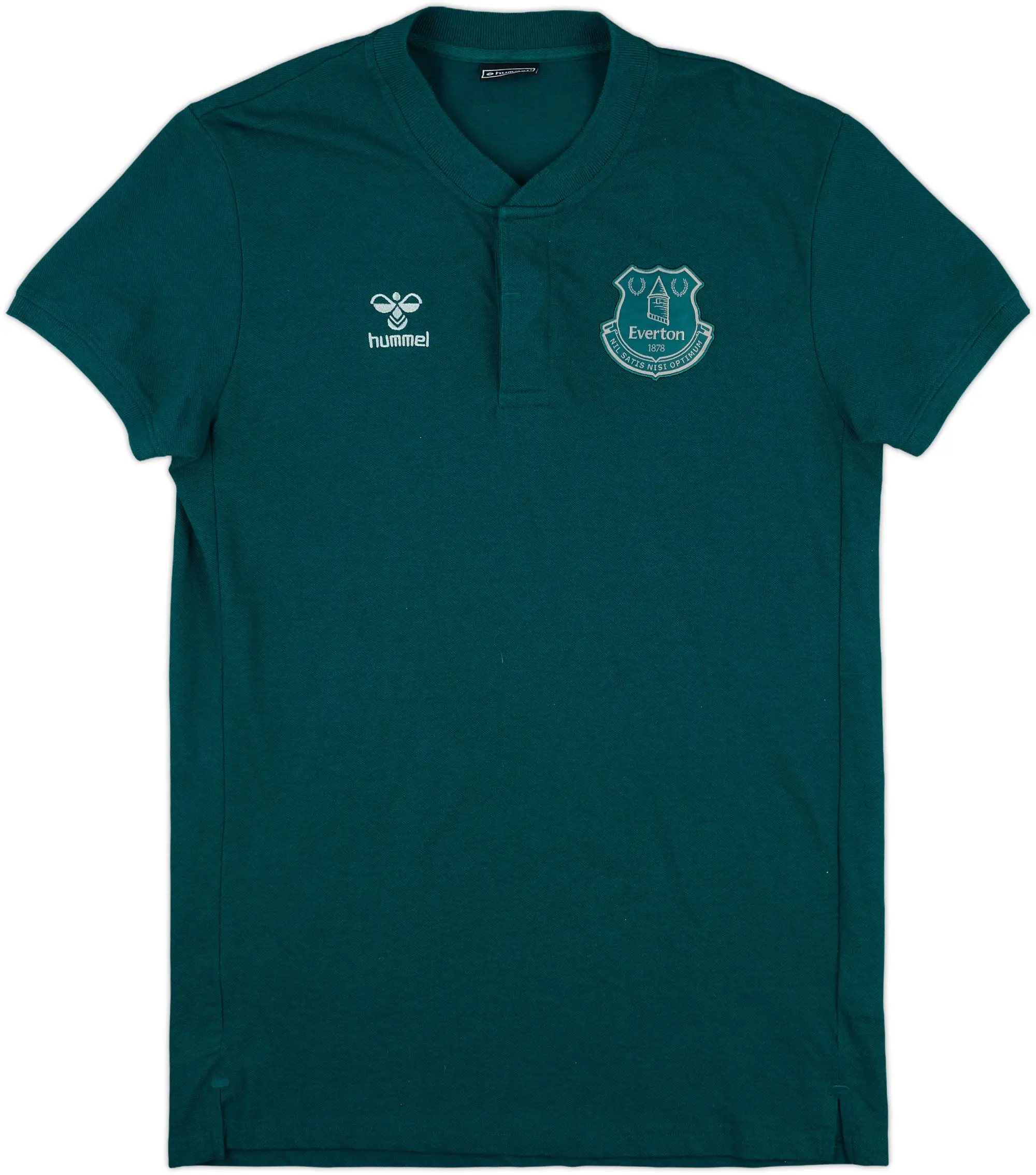 2021-22 Everton Hummel Polo Shirt - 9/10 - (L)