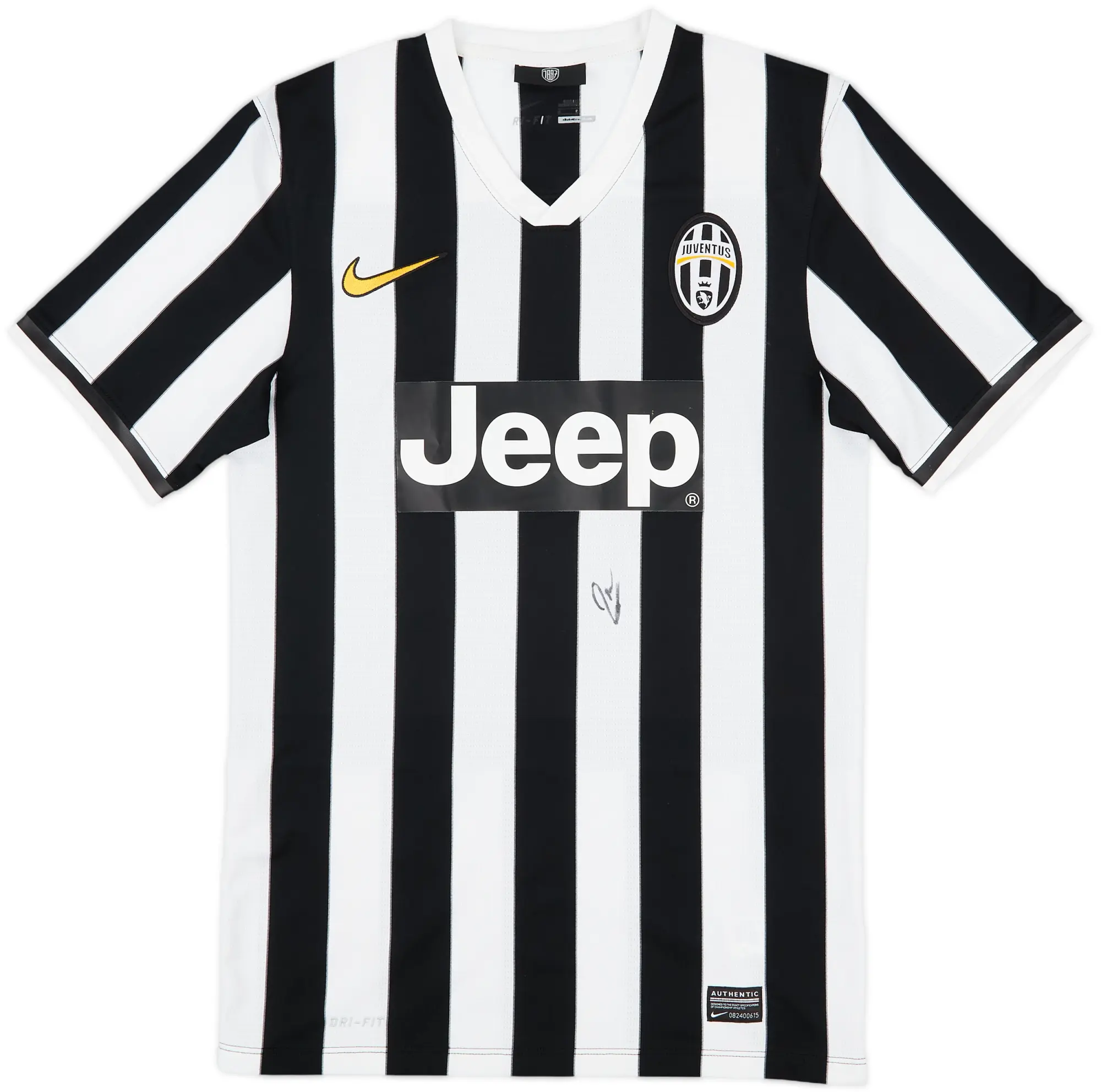 2013-14 Juventus Signed Home Shirt - 9/10 - (L)