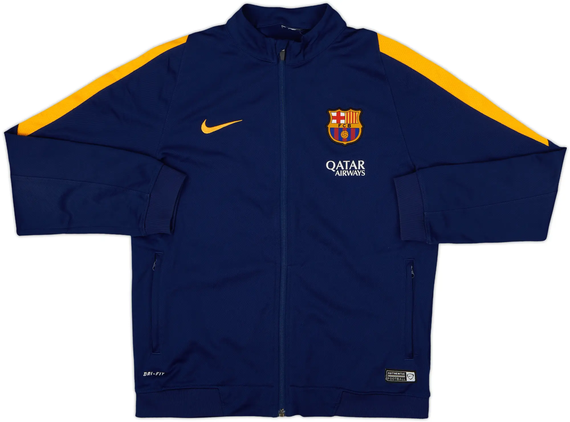 2015-16 Barcelona Nike Track Jacket - 8/10 - (L.Boys)