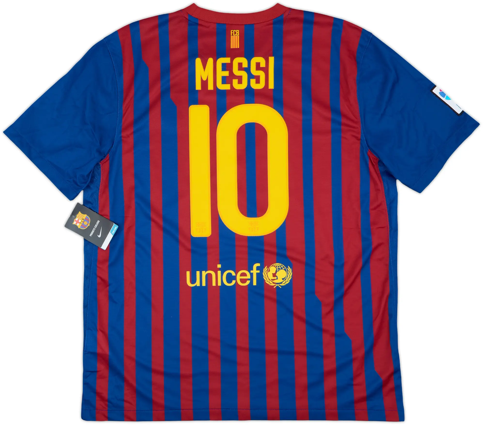 2011-12 Barcelona Home Shirt Messi #10 (XL)