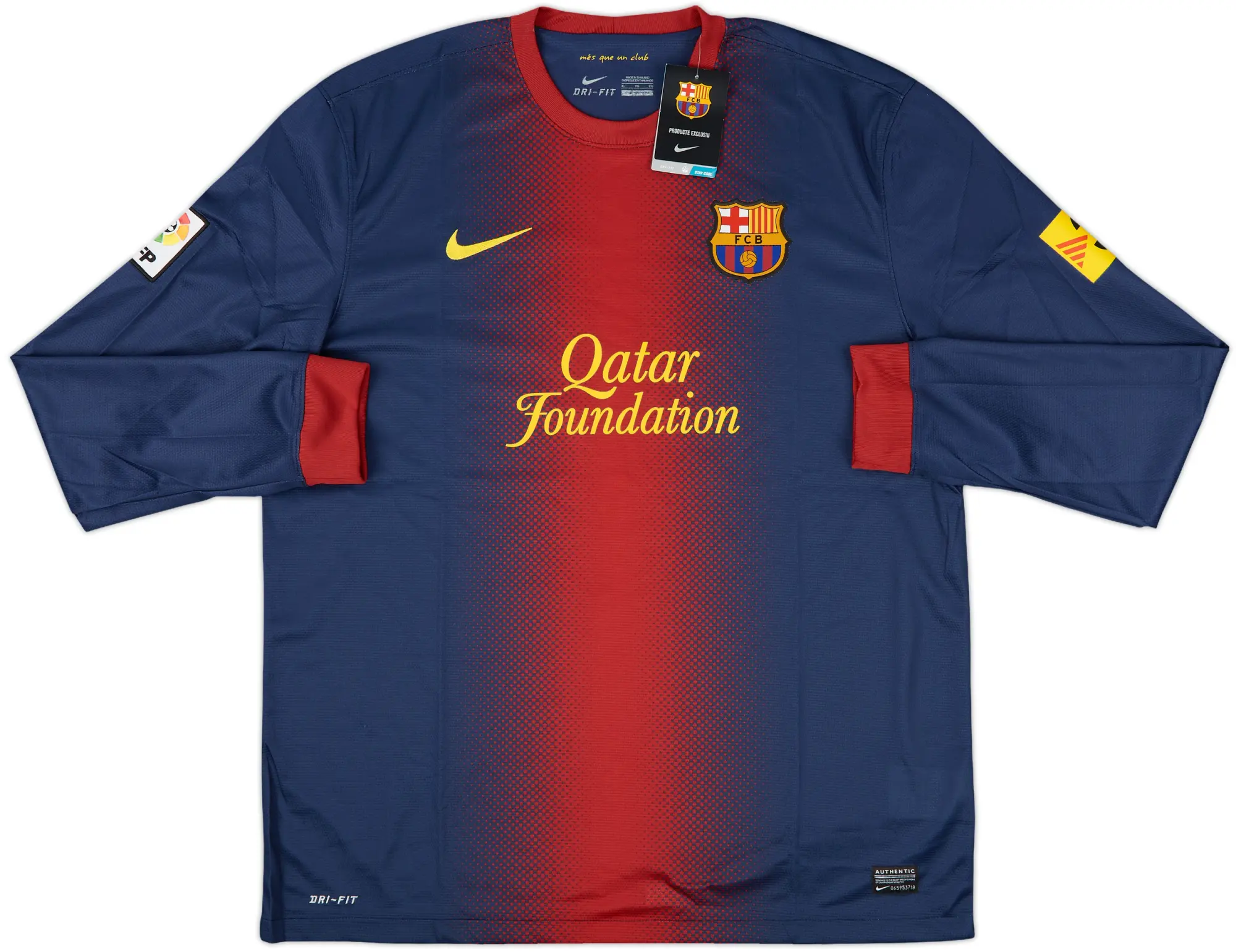 Nike Barcelona Mens LS Home Shirt 2012/13