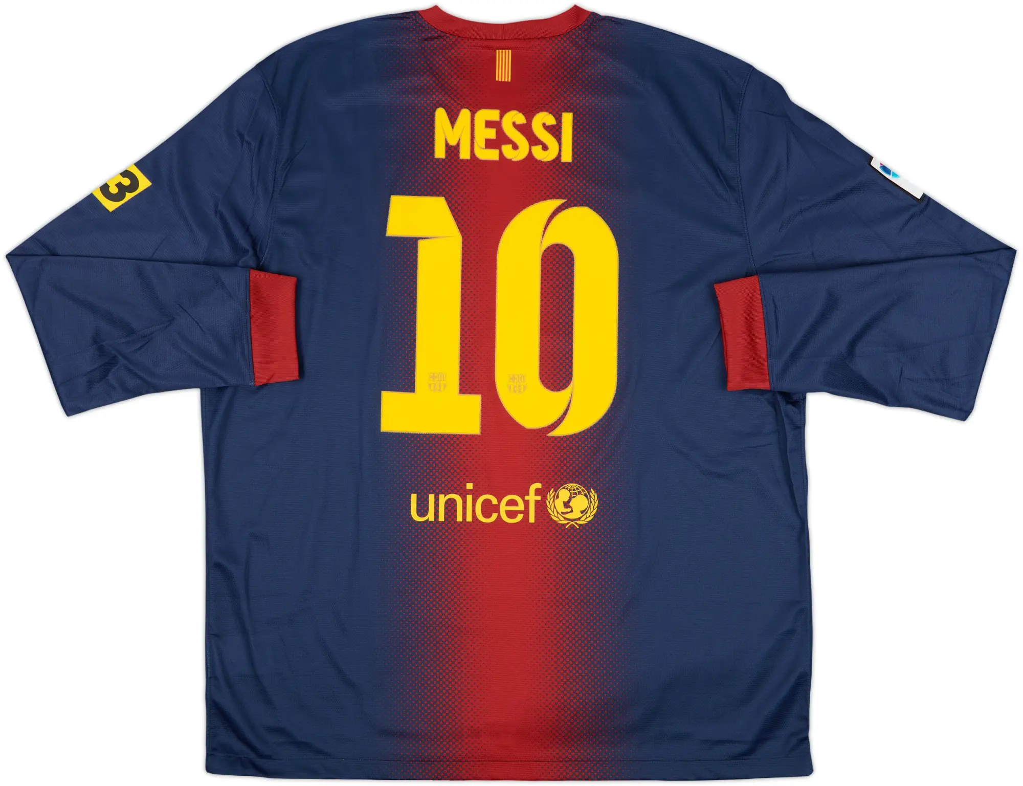 2012-13 Barcelona Home L/S Shirt Messi #10 (XXL)