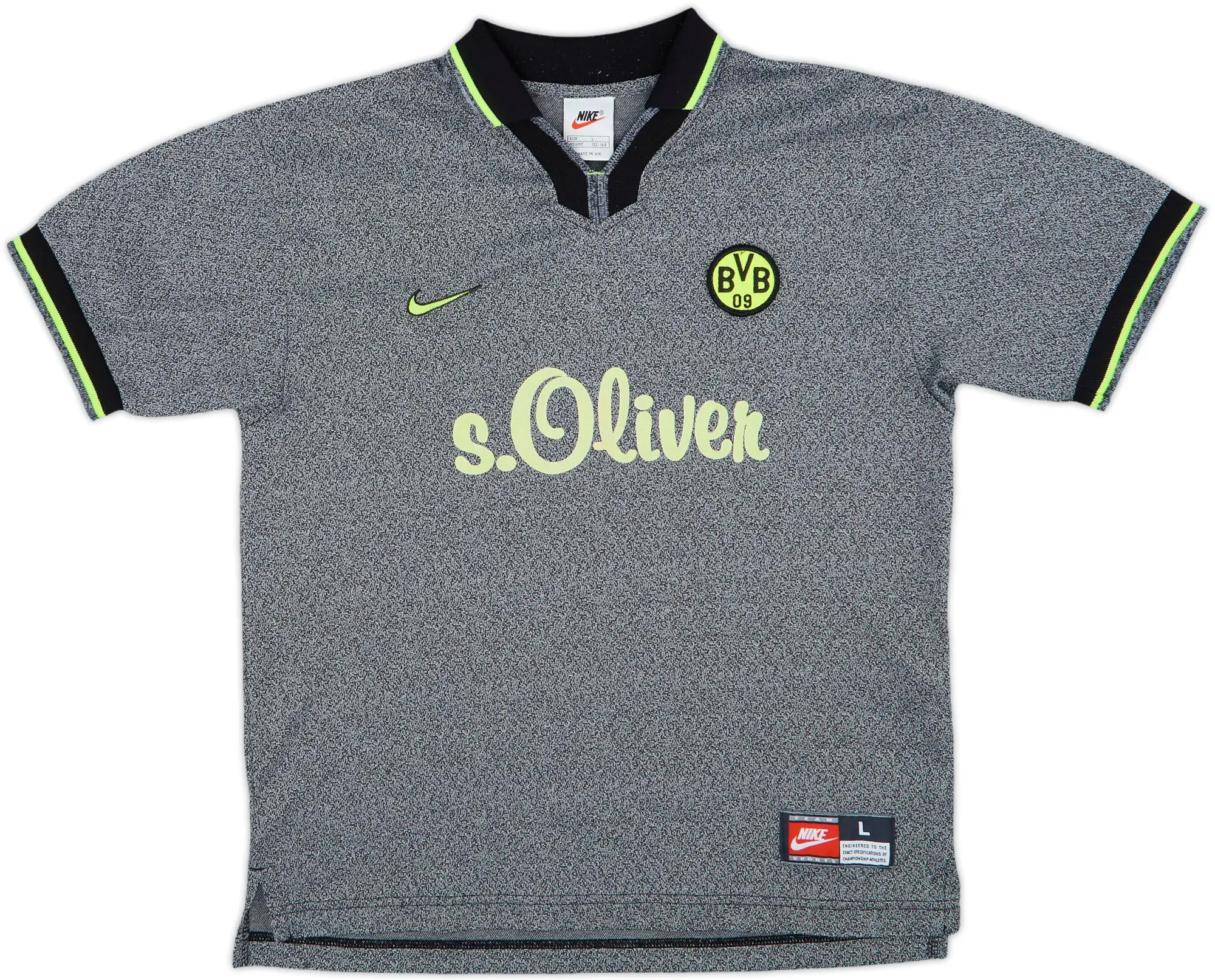 Nike Borussia Dortmund Boys SS Away Shirt 1997/98