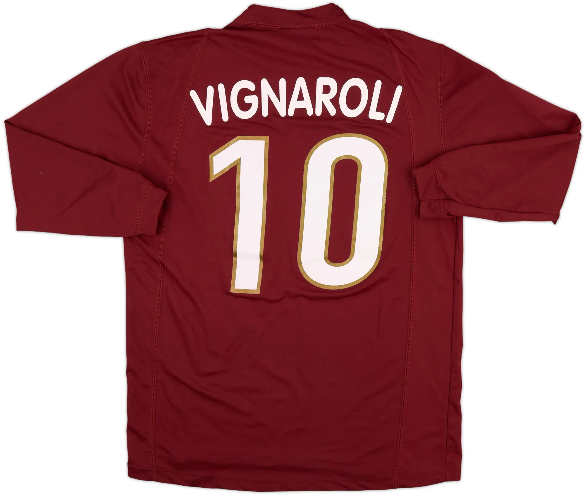 Home Salernitana Mens LS Player Issue Home Shirt 2000/01