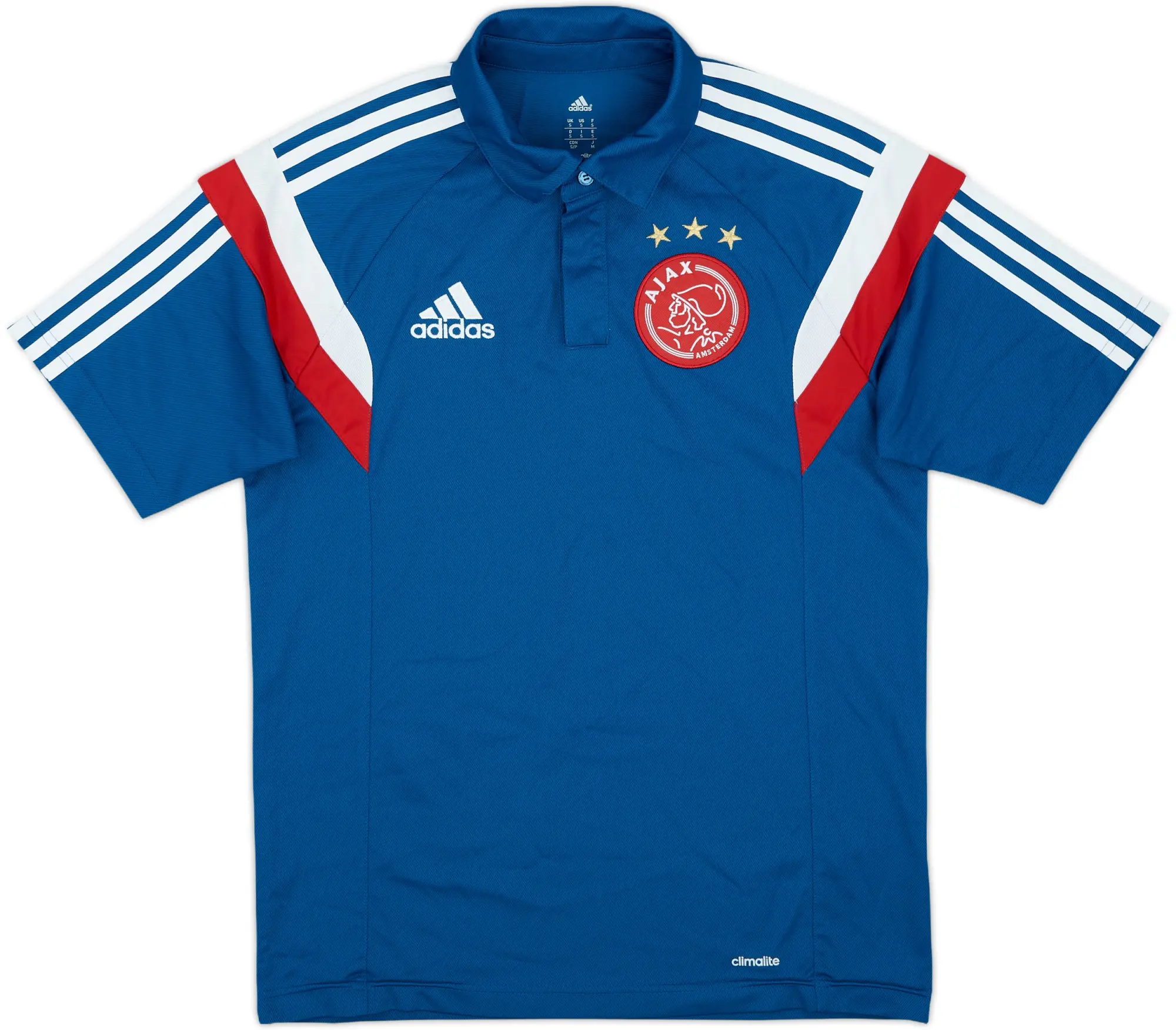2014-15 Ajax adidas Polo Shirt - 9/10 - (S)