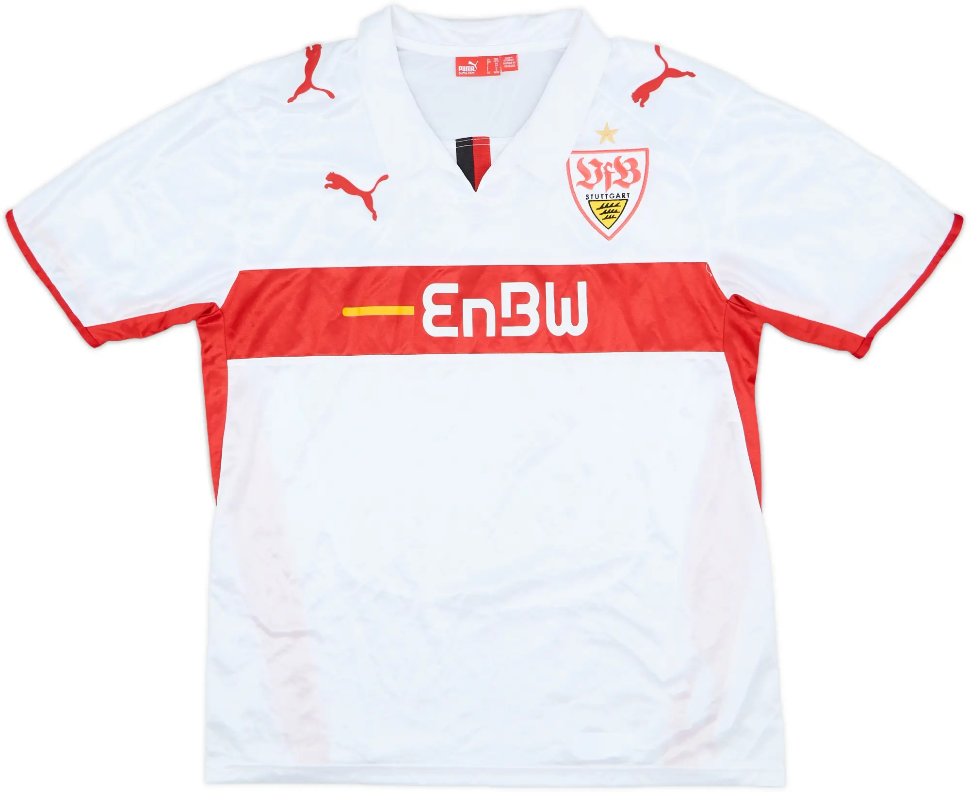 2008-09 Stuttgart Home Shirt - 9/10 - (XL.Boys)
