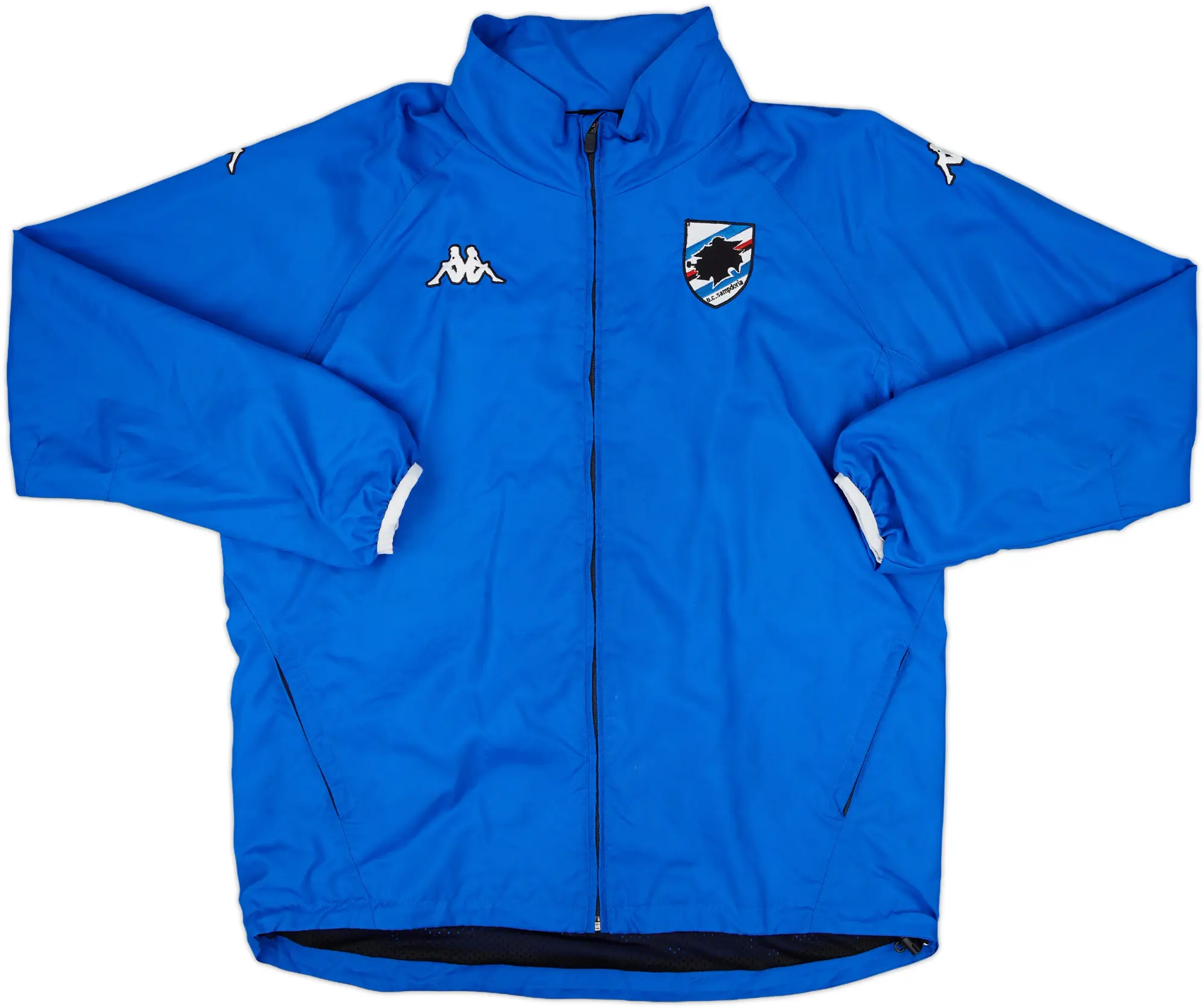2004-05 Sampdoria Kappa Hooded Rain Jacket - 7/10 - (L)