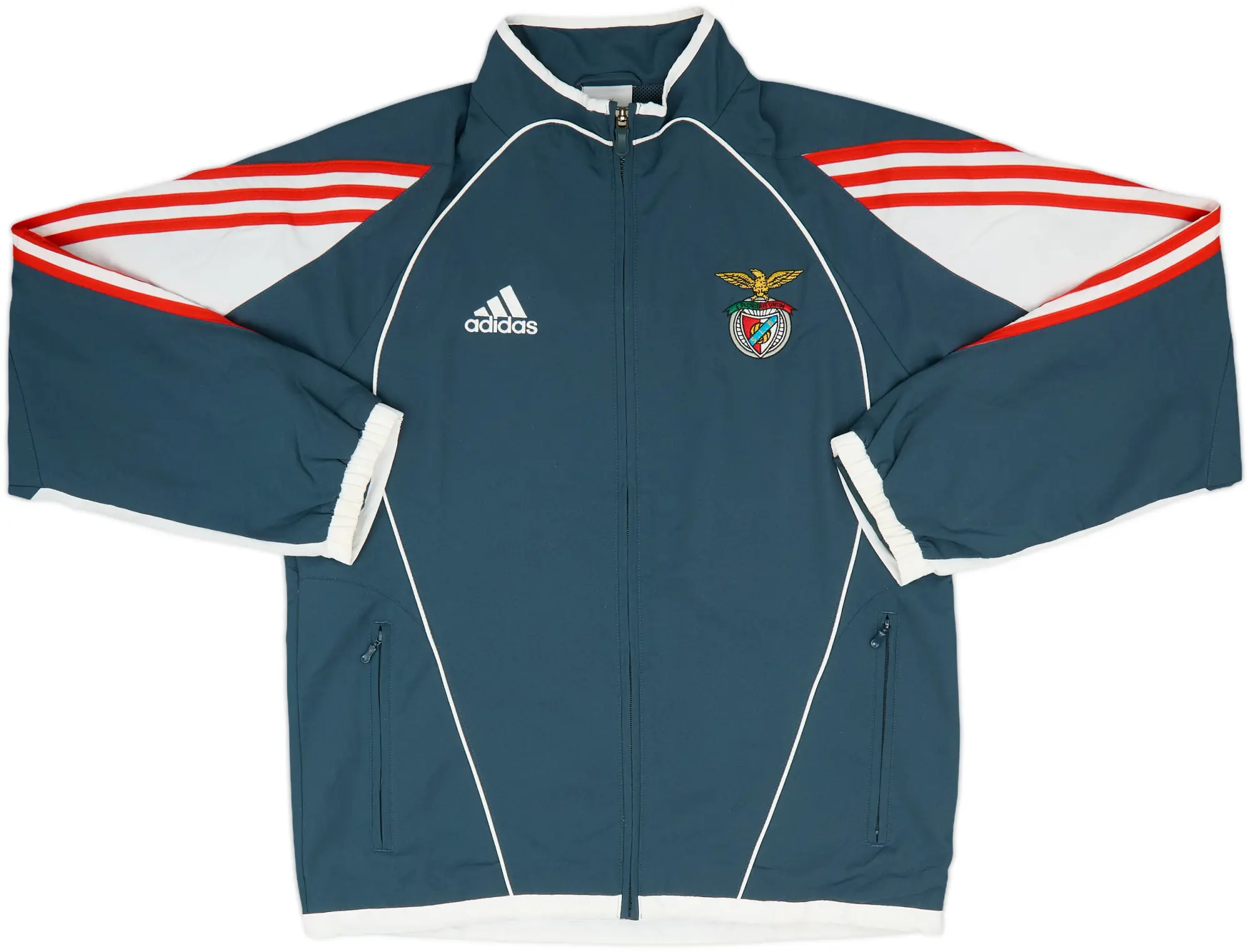2005-06 Benfica adidas Track Jacket - 8/10 - (S)