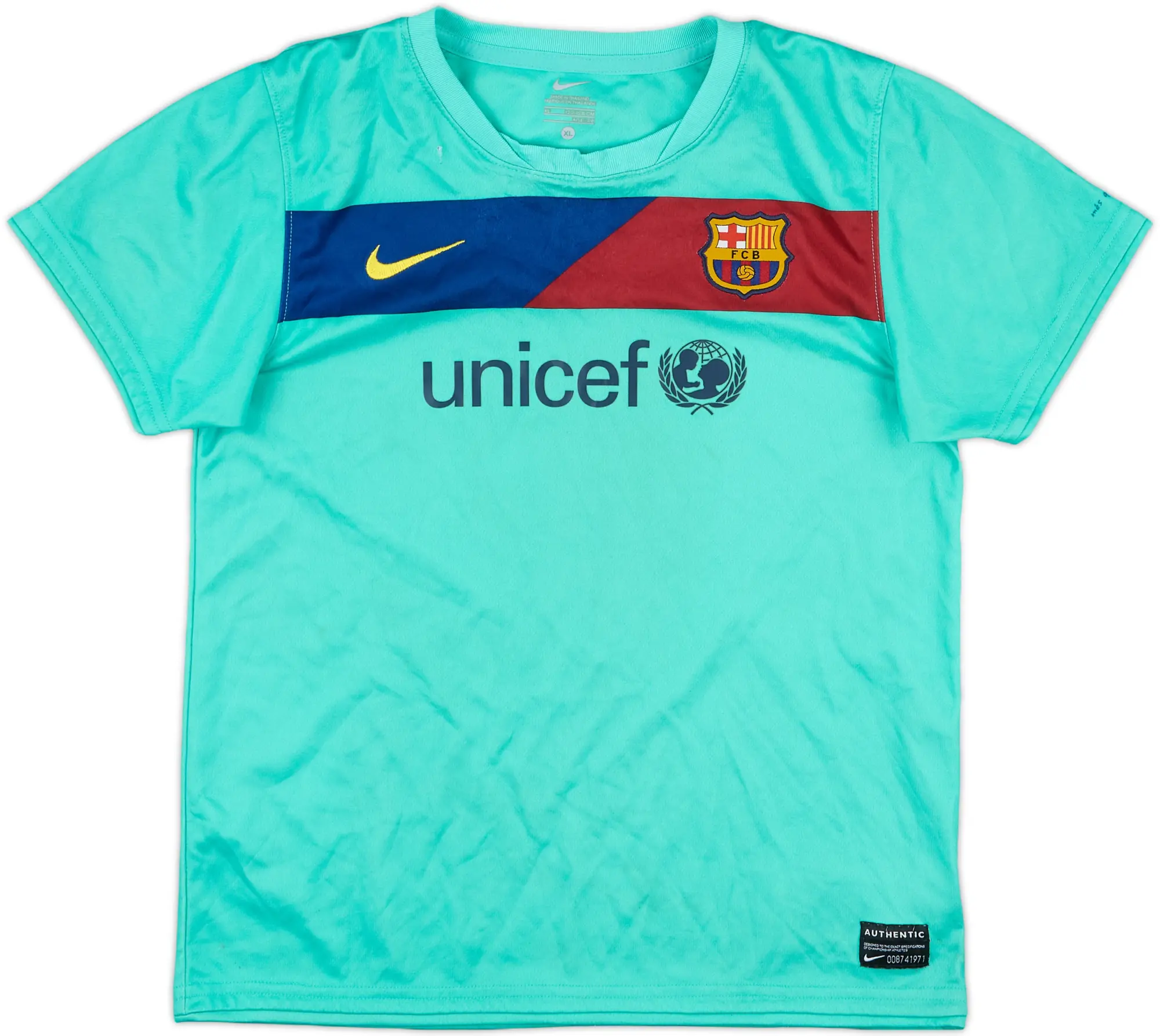 2010-11 Barcelona Away Shirt - 5/10 - (S.Boys)