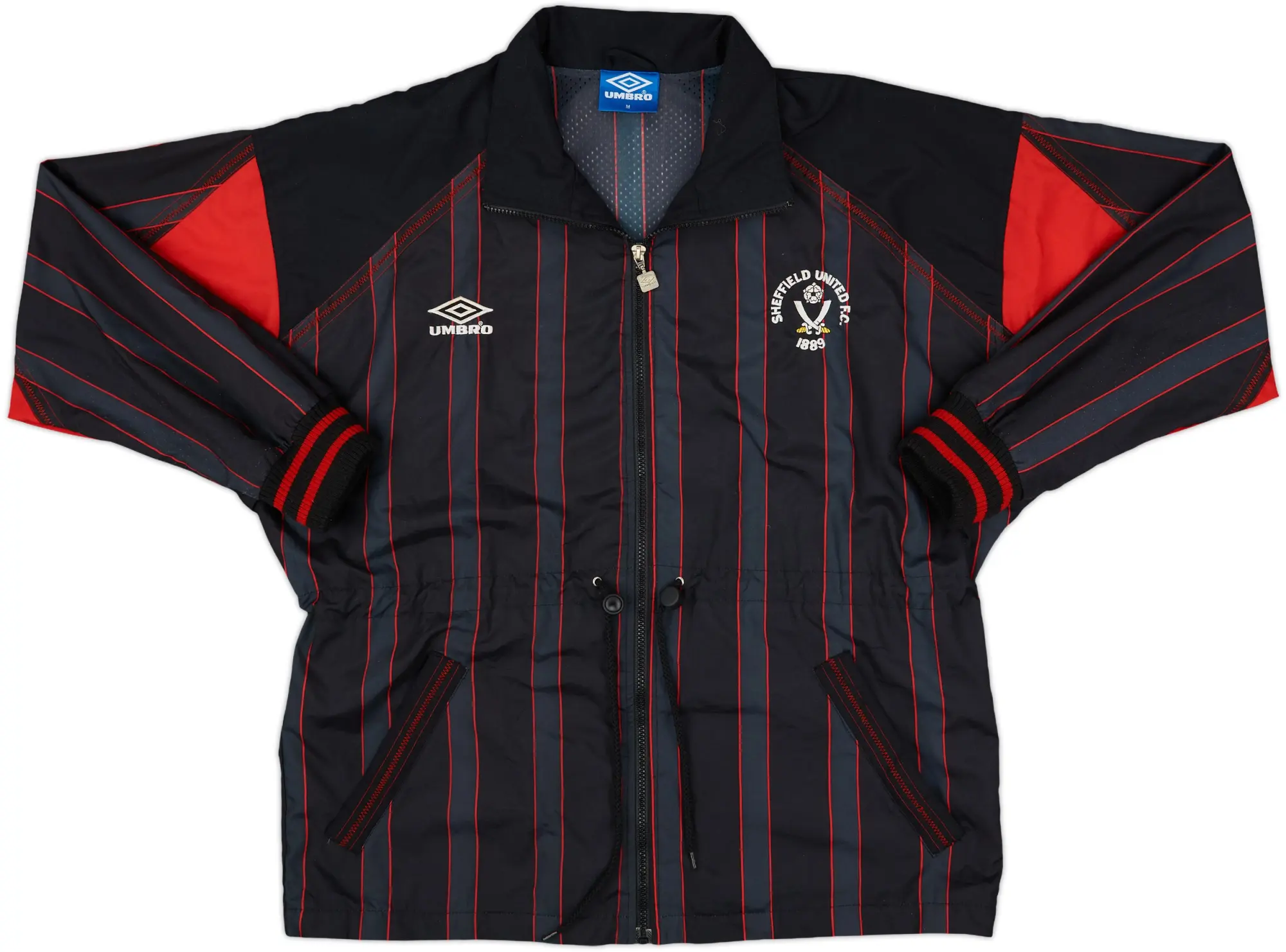 1991-92 Sheffield United Umbro Track Jacket - 8/10 - (M)