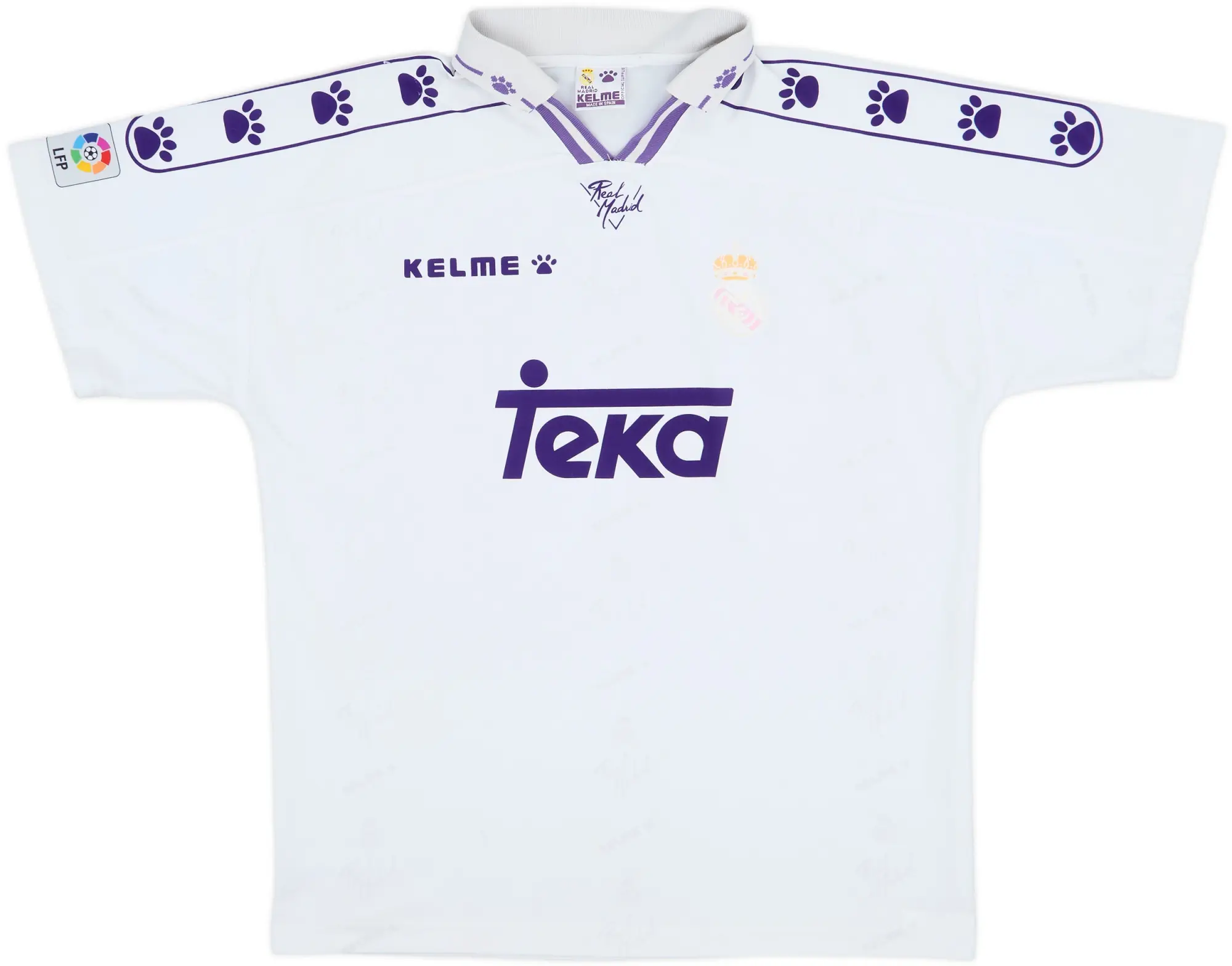 1994-96 Real Madrid Home Shirt - 4/10 - (XXL)
