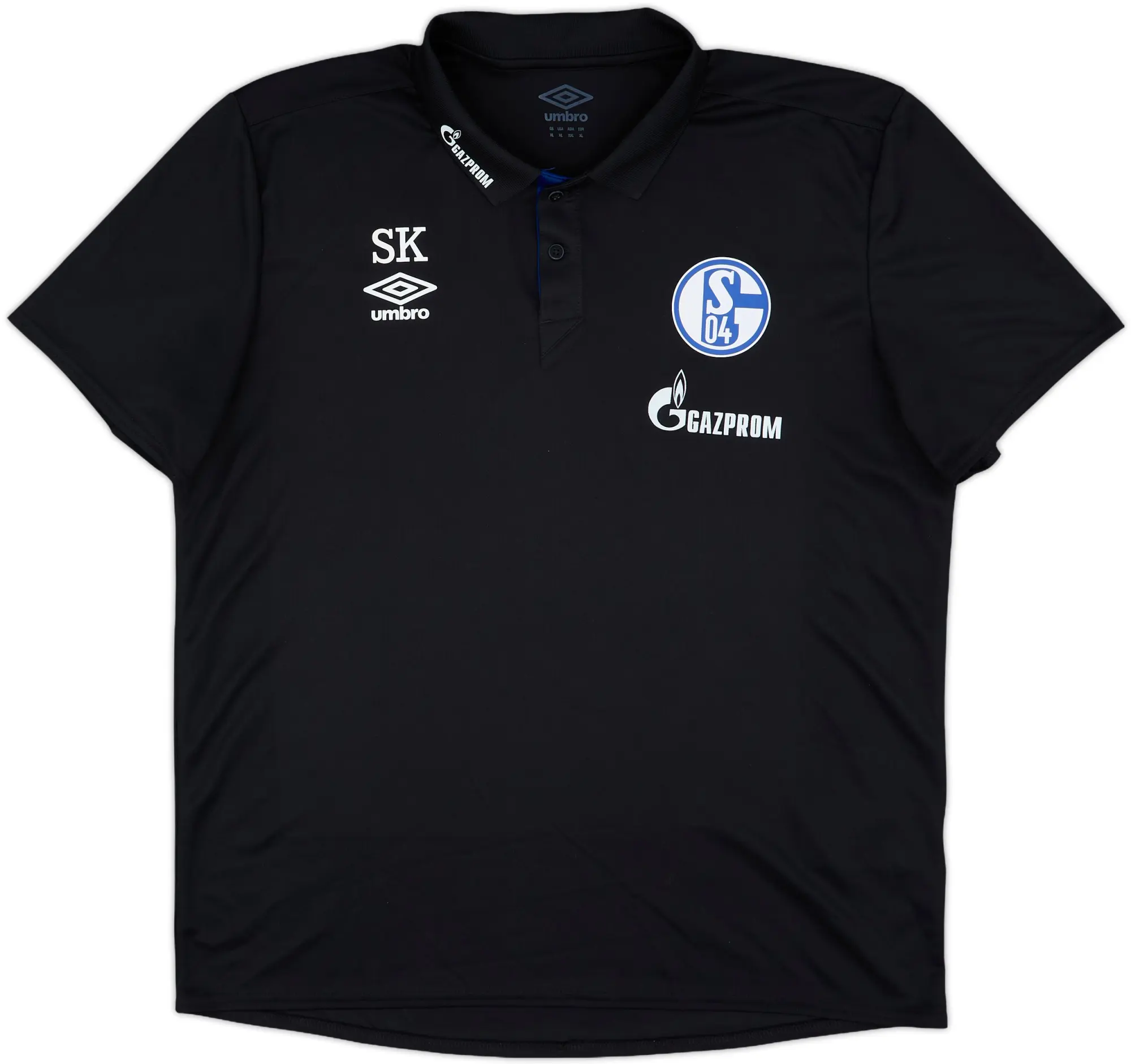 2018-19 Schalke Staff Issue Umbro Polo Shirt SK - 9/10 - (XL)