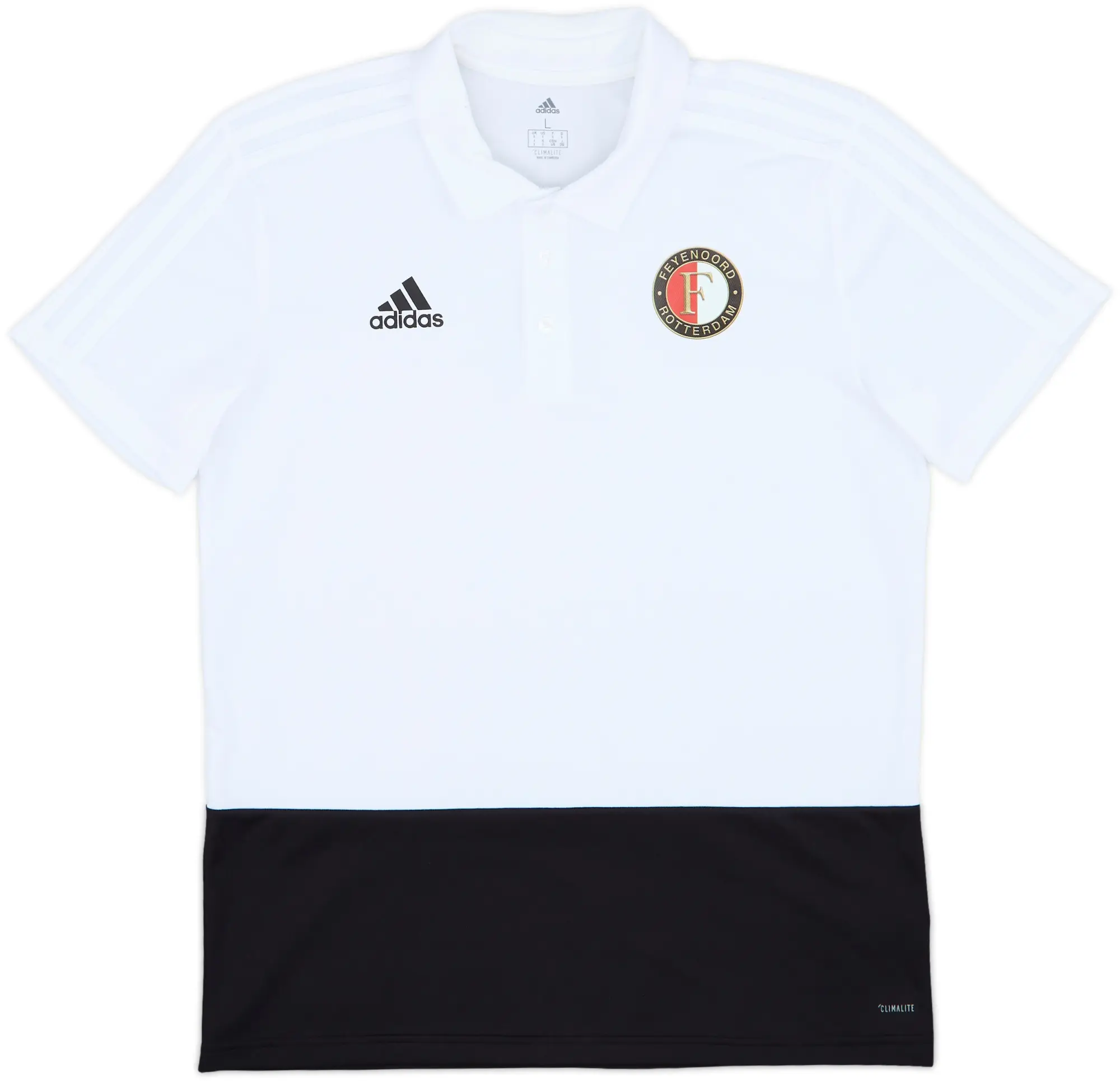 2017-18 Feyenoord adidas Polo Shirt - 9/10 - (L)