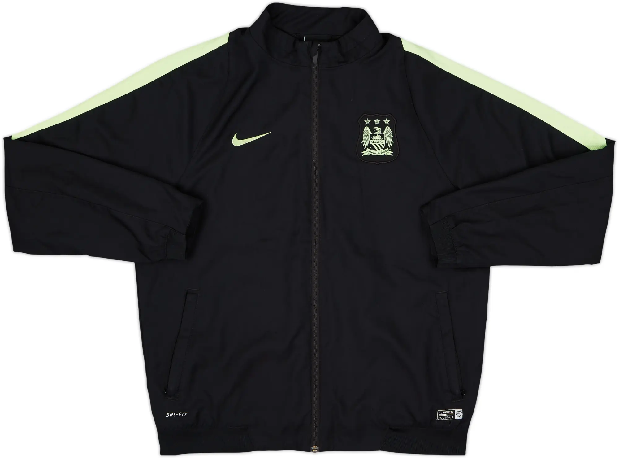 2015-16 Manchester City Nike Track Jacket - 9/10 - (XL.Boys)