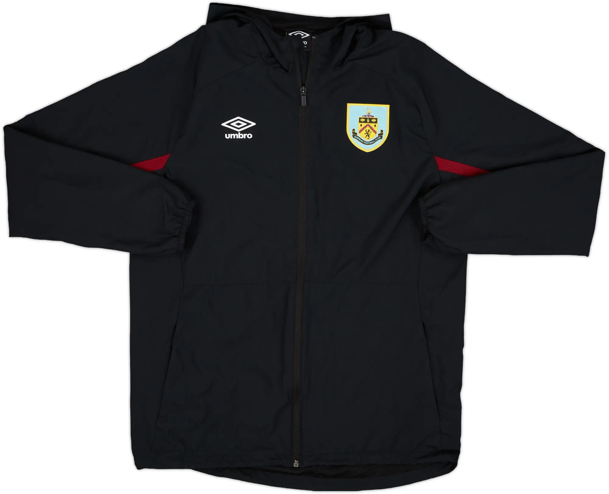 2019-20 Burnley Umbro Hooded Track Jacket - 10/10 - (M)