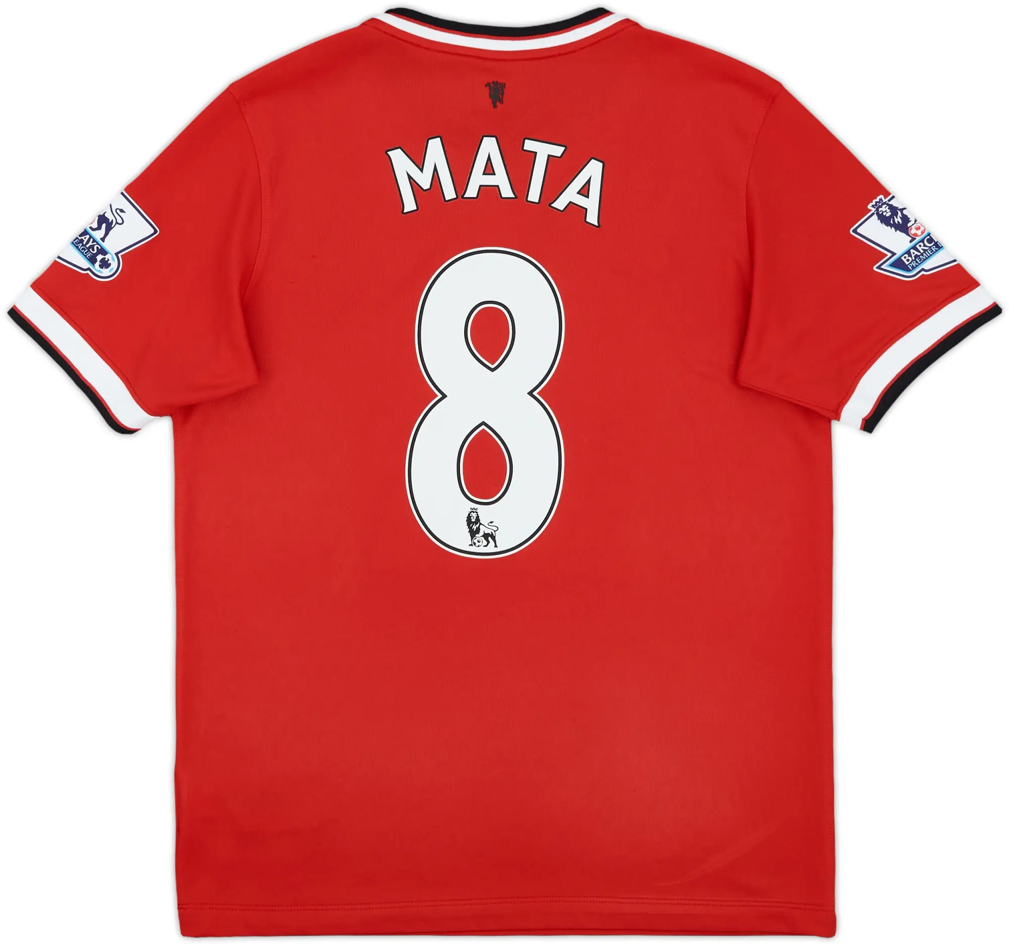 2014-15 Manchester United Home Shirt Mata #8 - 8/10 - (XL.Boys)