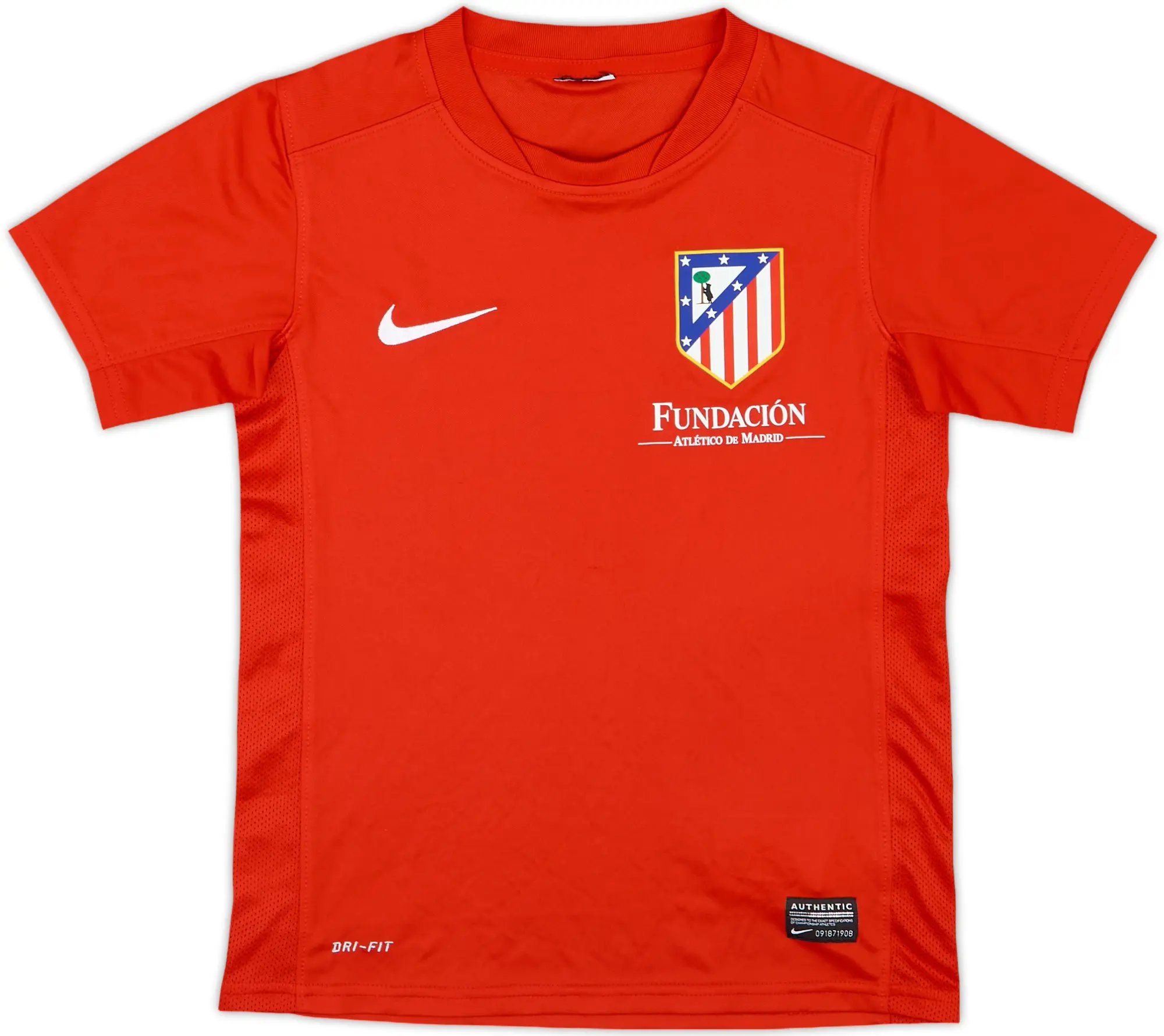 Nike Atlético Madrid Boys SS Home Shirt 2015/16