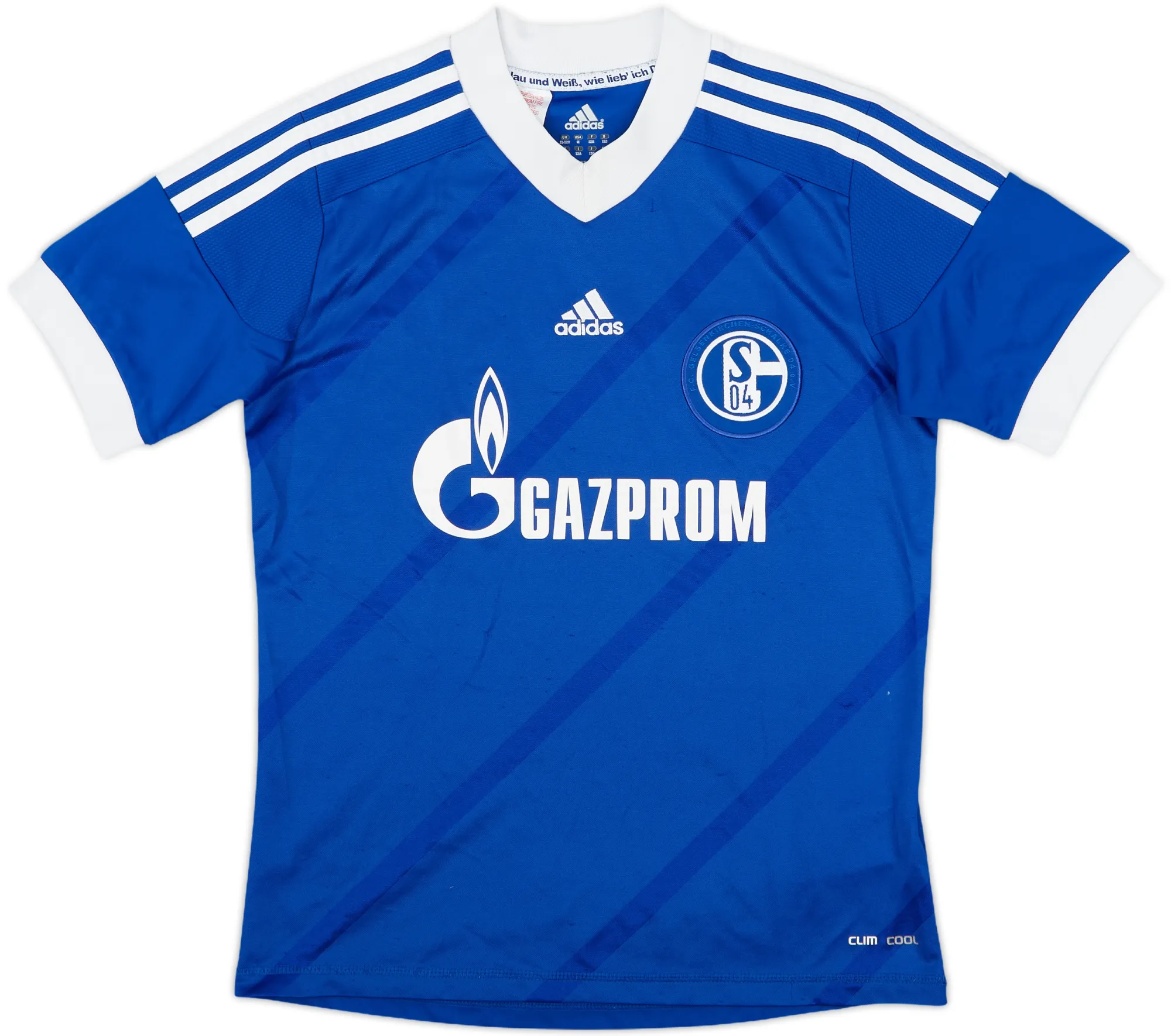 adidas Schalke 04 Boys SS Home Shirt 2012/14