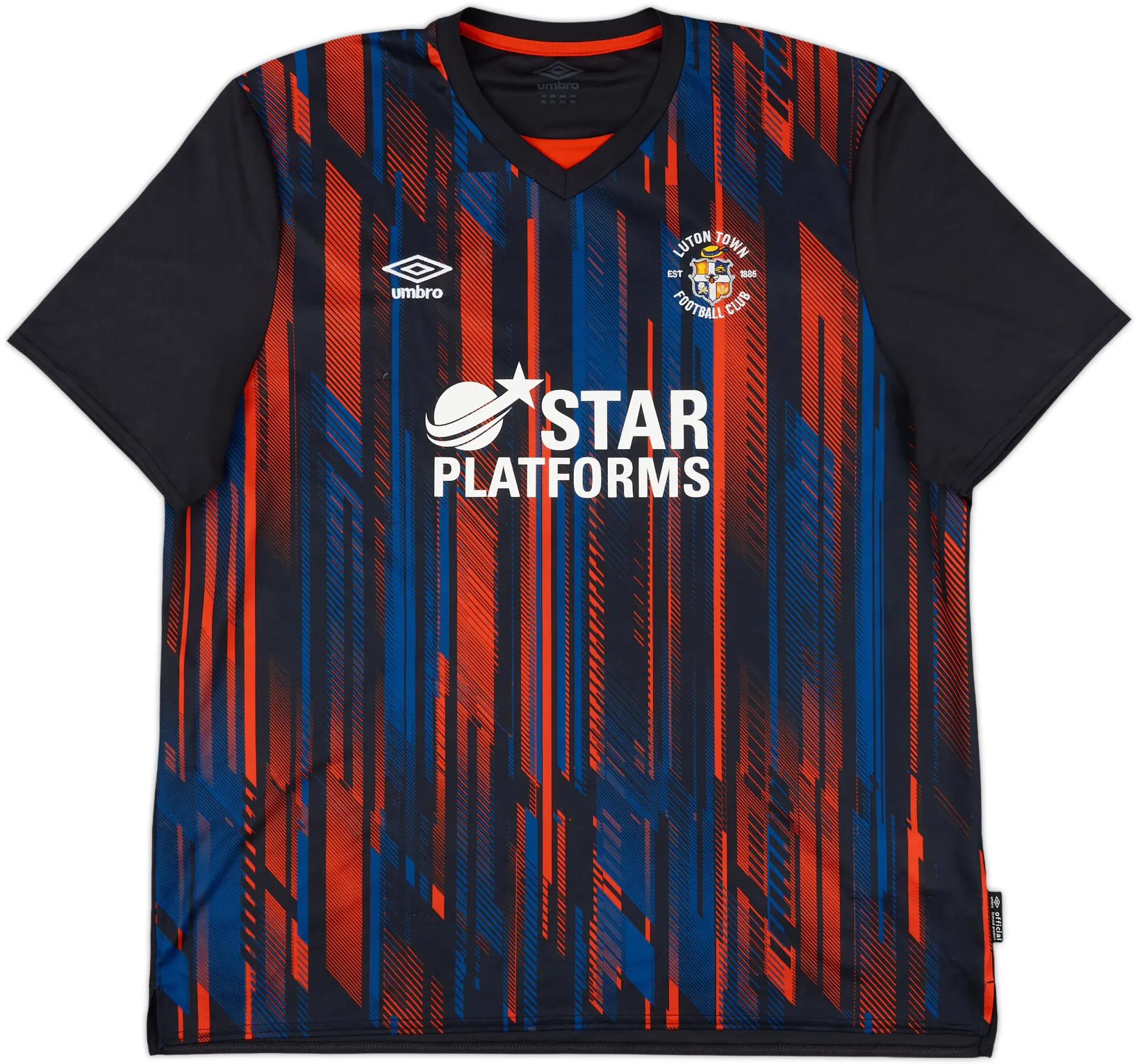 2021-22 Luton Town Away Shirt - 8/10 - (3XL)