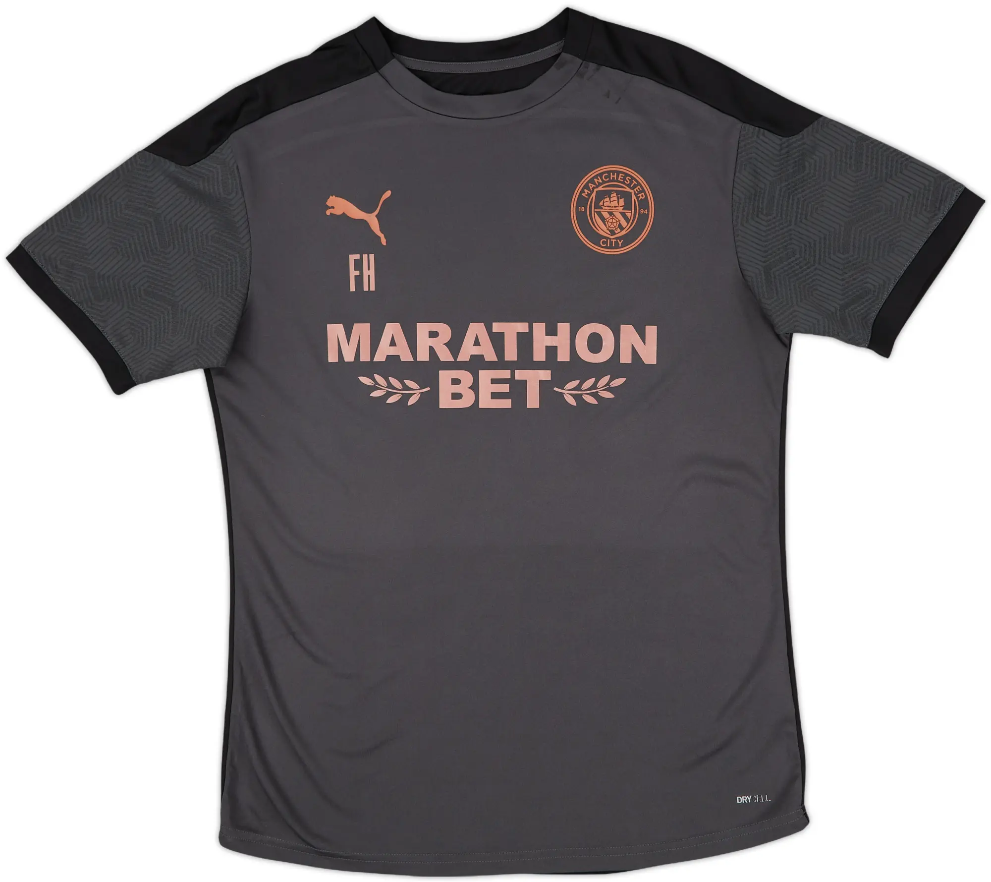 2019-20 Manchester City Puma Staff Issue Training Shirt FH - 7/10 - (M)
