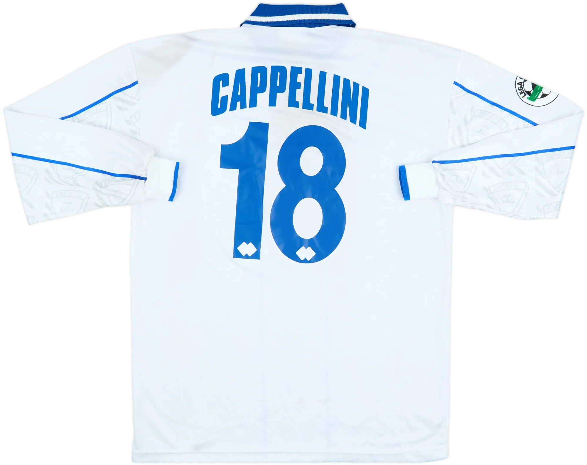 Errea Empoli Mens LS Player Issue Away Shirt 1997/98