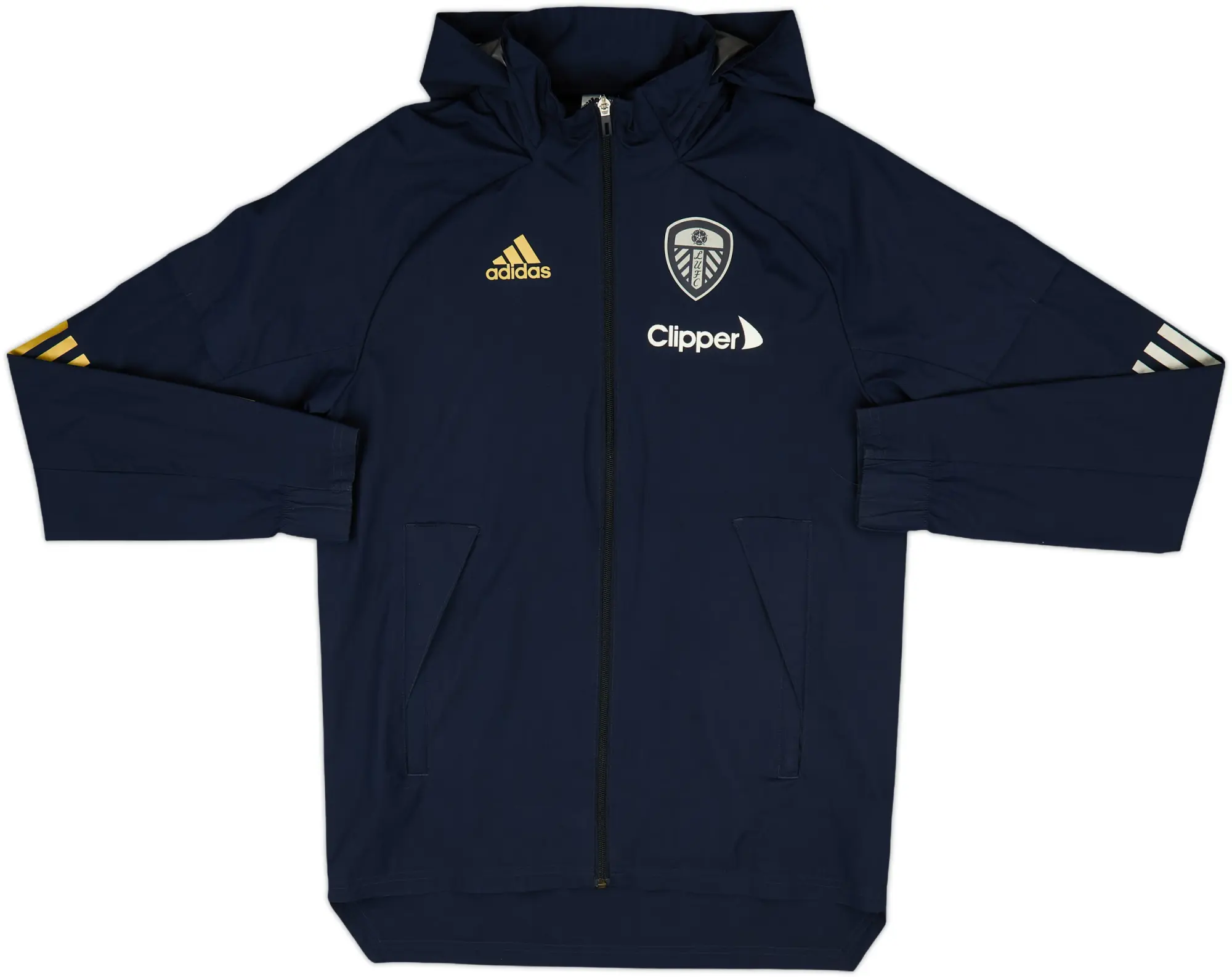 2020-21 Leeds adidas Hooded Track Jacket - 9/10 - (XS)