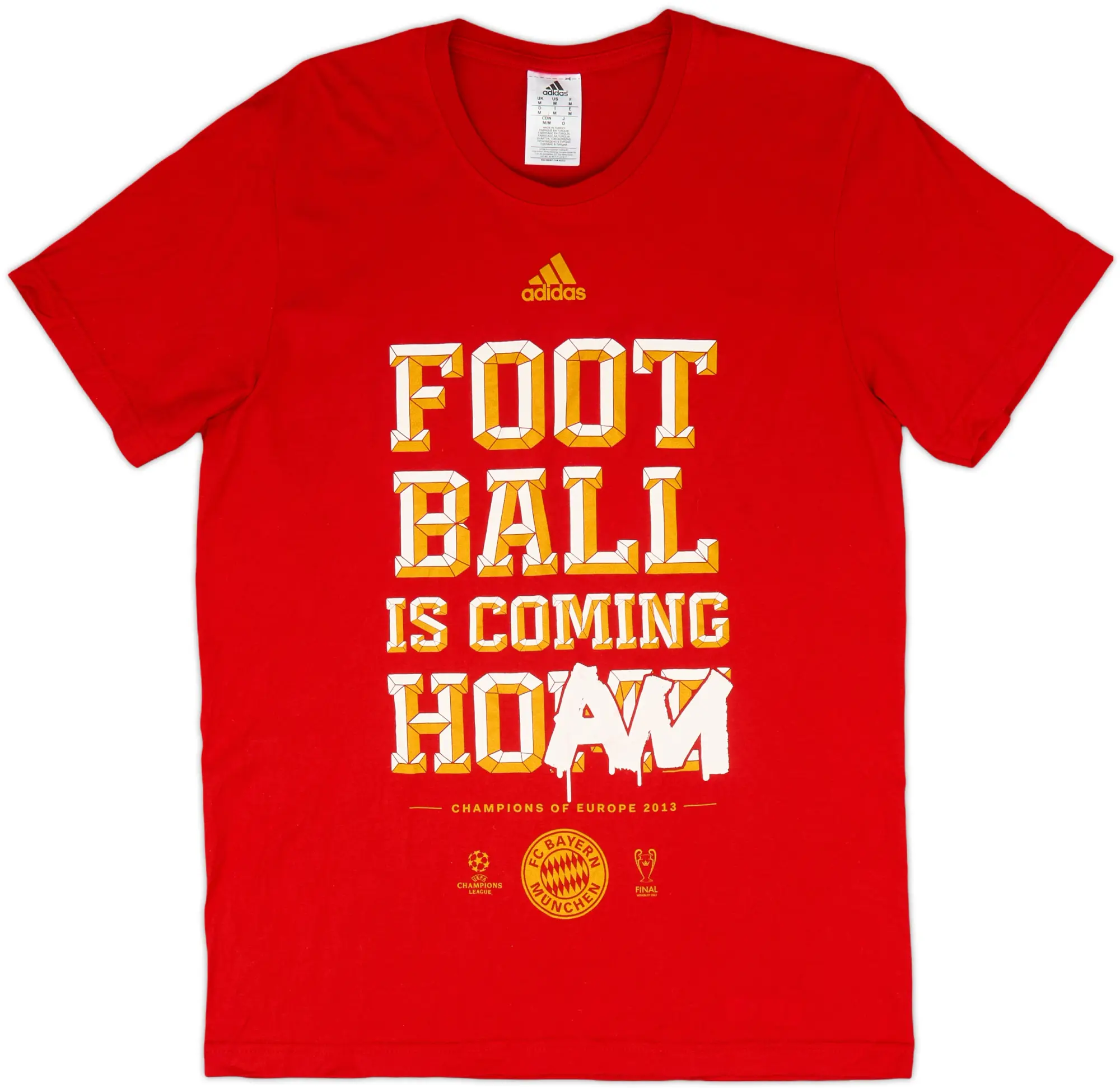 2013-14 Bayern Munich adidas Graphic Tee - 8/10 - (M)